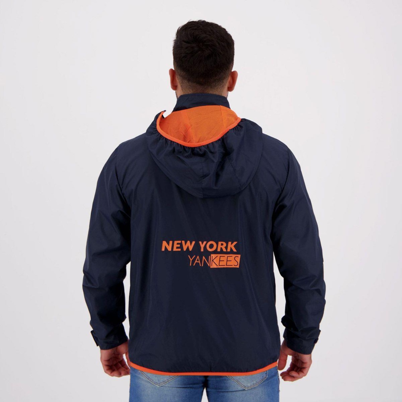 Jaqueta Com Capuz New Era Neon New York Yankees - Masculina - Foto 3