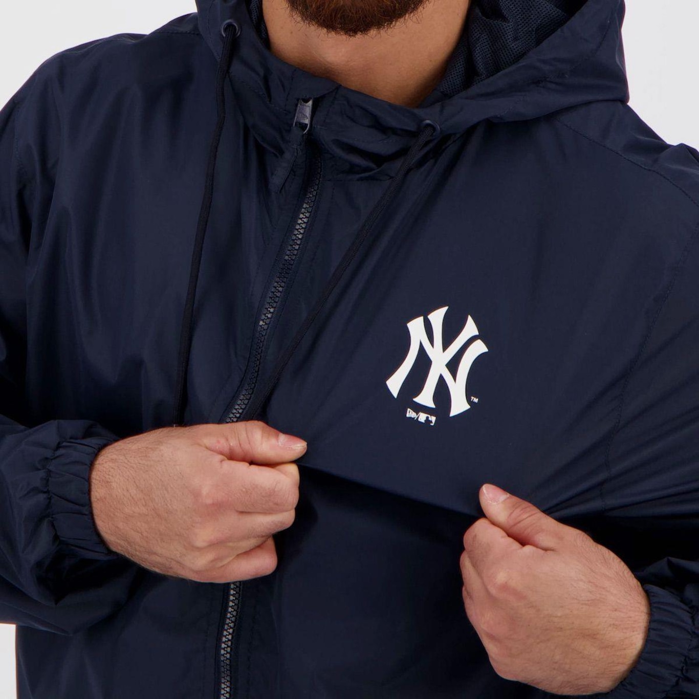 Jaqueta com Capuz New Era New York Yankees - Masculina - Foto 4