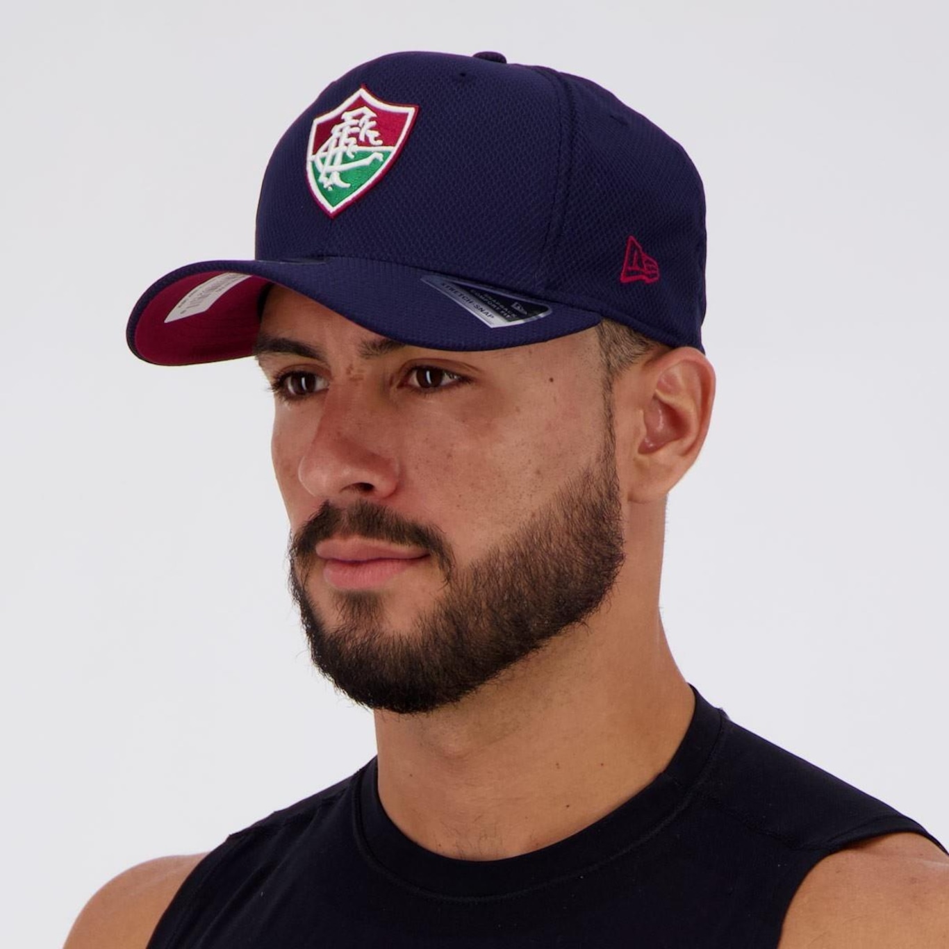 Boné Aba Curva New Era Fluminense 950 - Snapback - Adulto - Foto 5