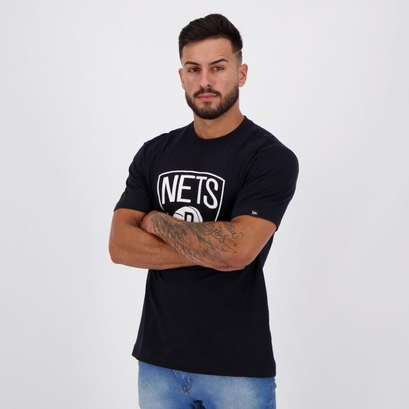 Camiseta New Era NBA Brooklyn Nets Sport - Masculina - Foto 2