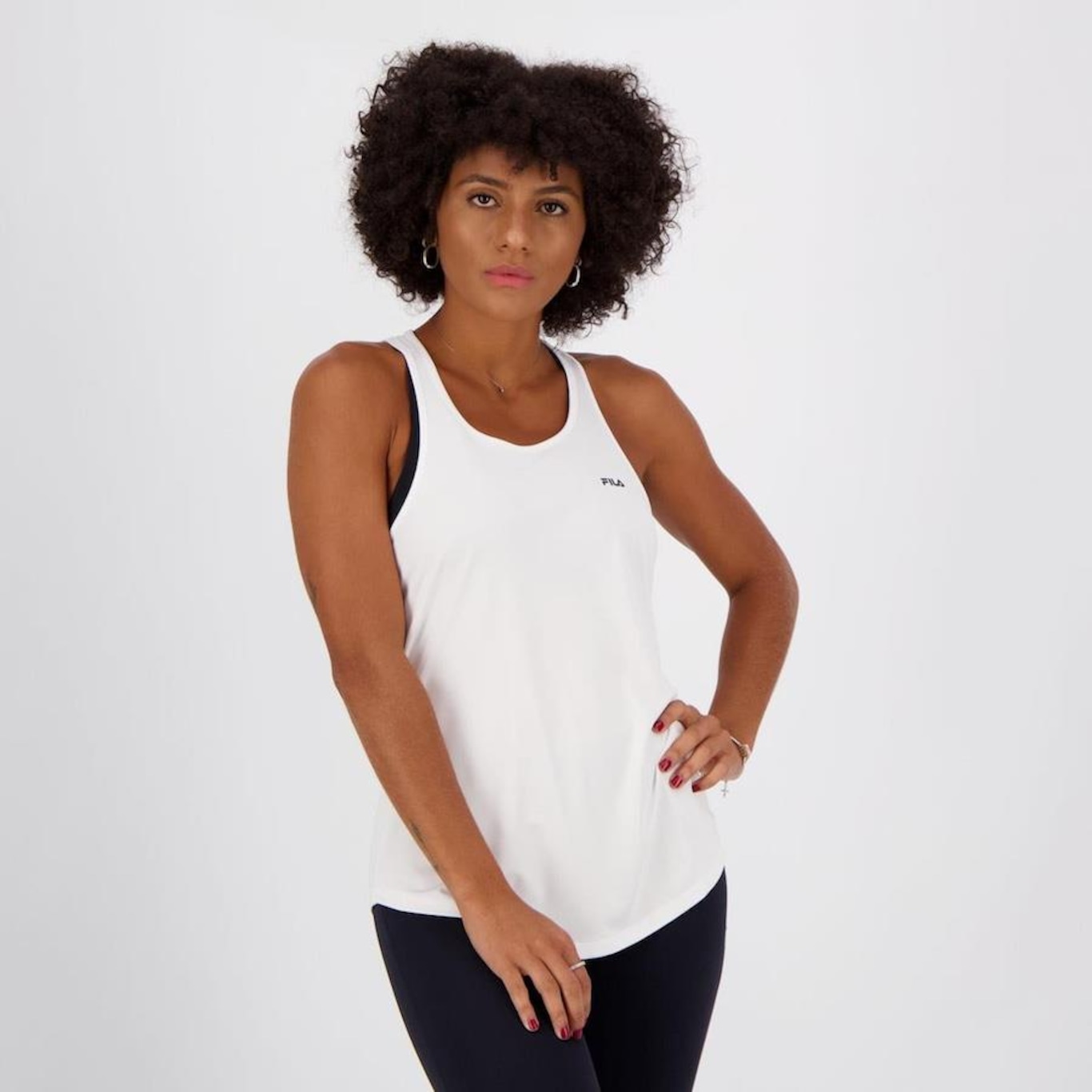 Camiseta Regata Fila Basic Sports - Feminina - Foto 1