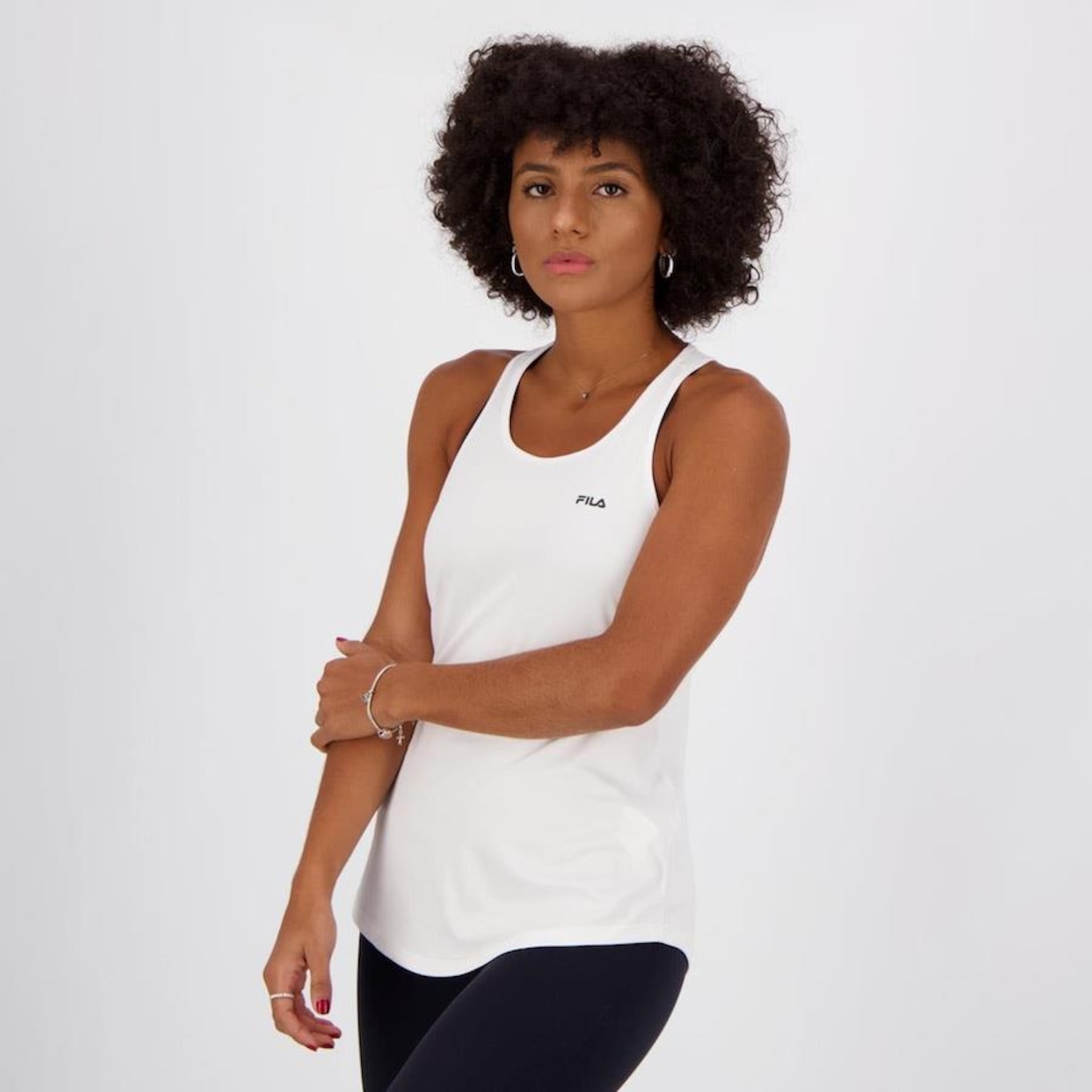 Camiseta Regata Fila Basic Sports - Feminina - Foto 2