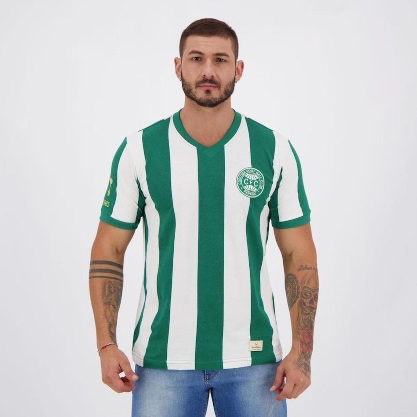 Camisa do Coritiba Retrô 1985 - Masculina - Foto 1