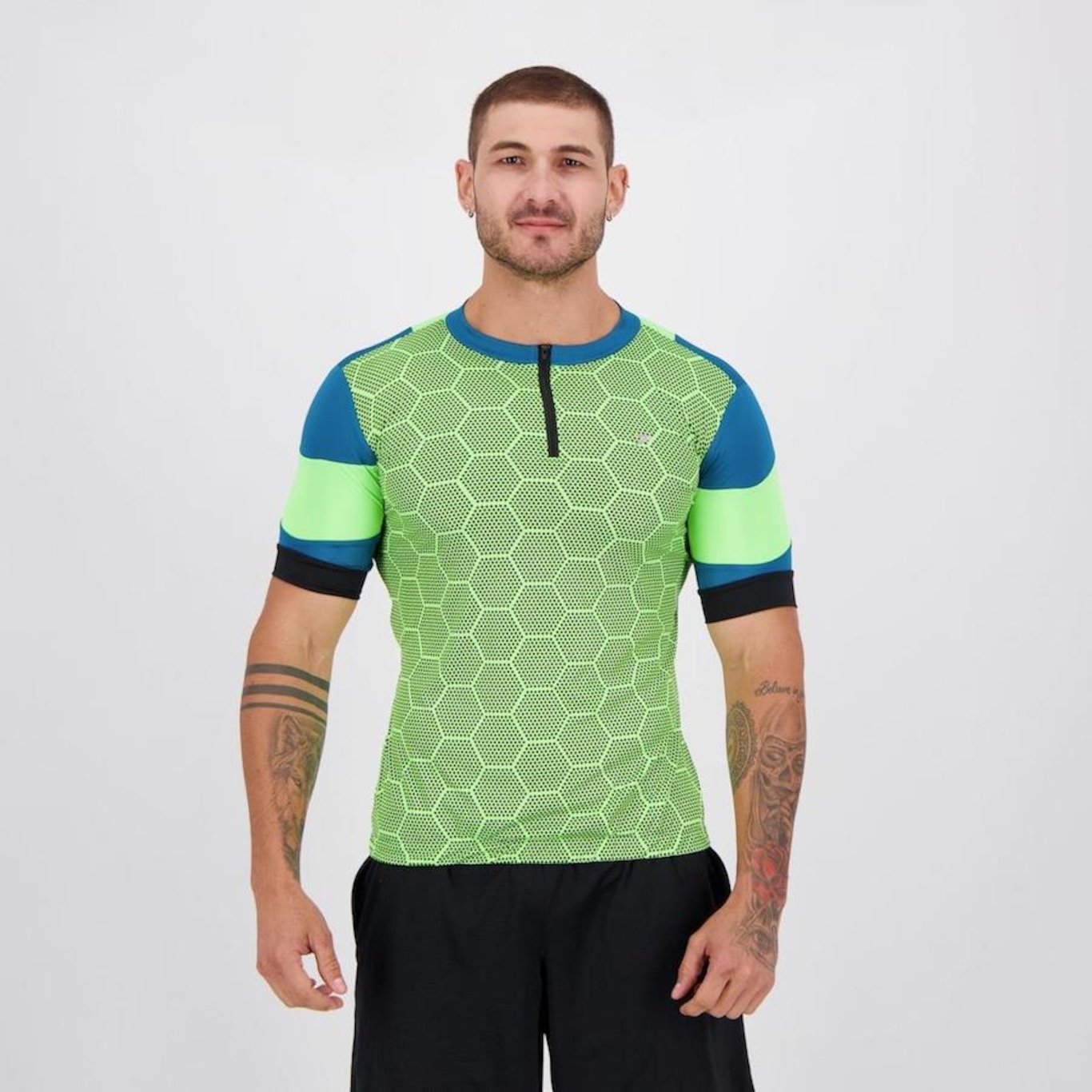 Camisa de Ciclismo Poker Nimblee - Masculina - Foto 1