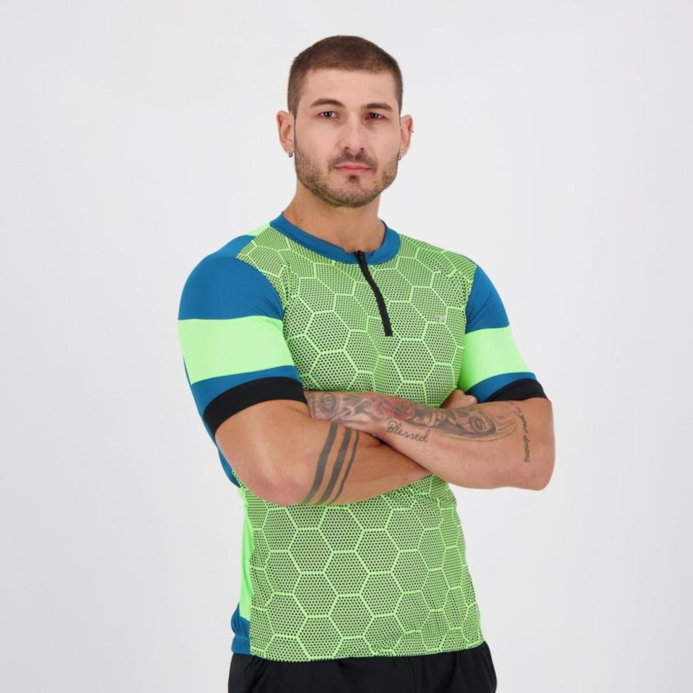 Camisa de Ciclismo Poker Nimblee - Masculina - Foto 5