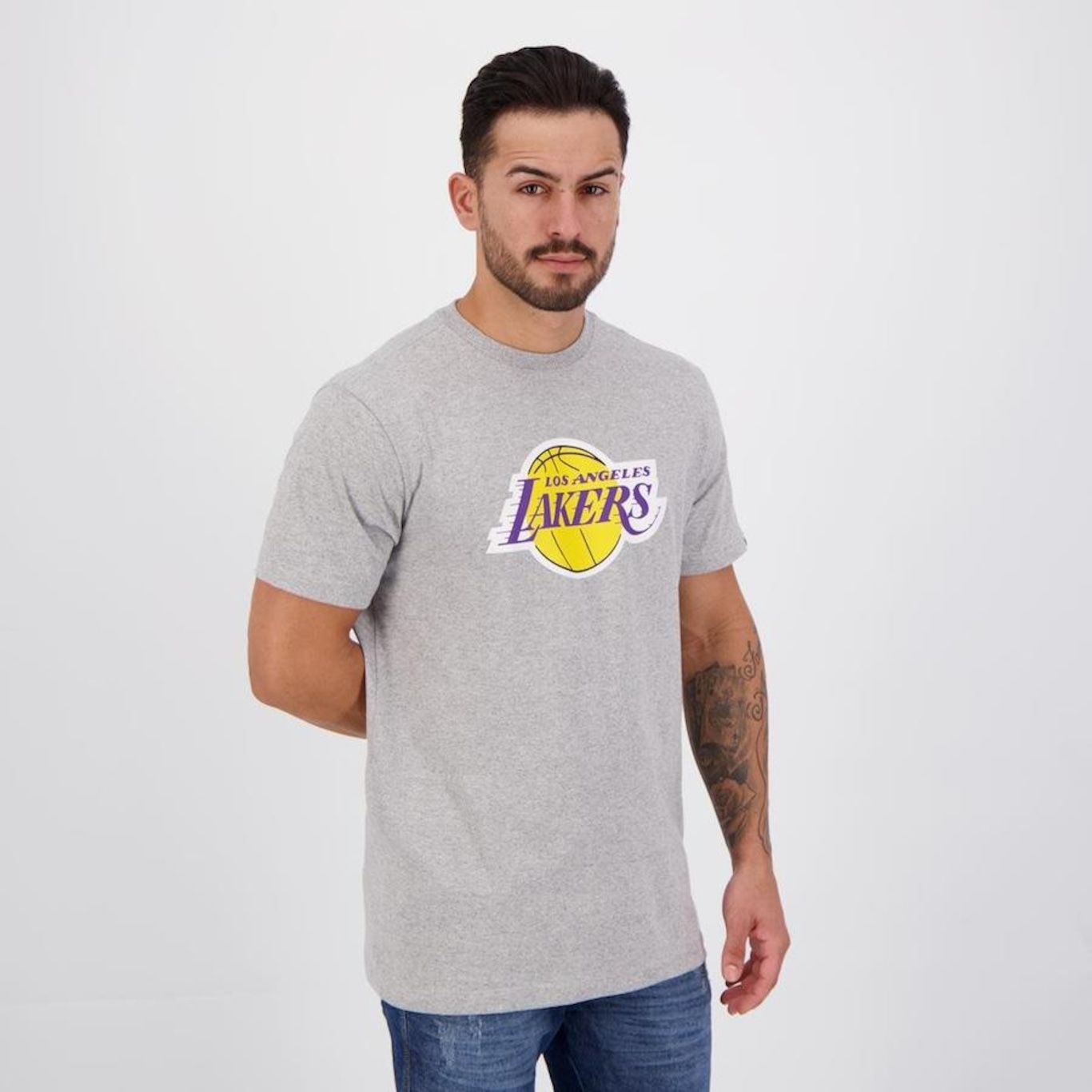 Camiseta New Era NBA Los Angeles Lakers II - Masculina - Foto 5