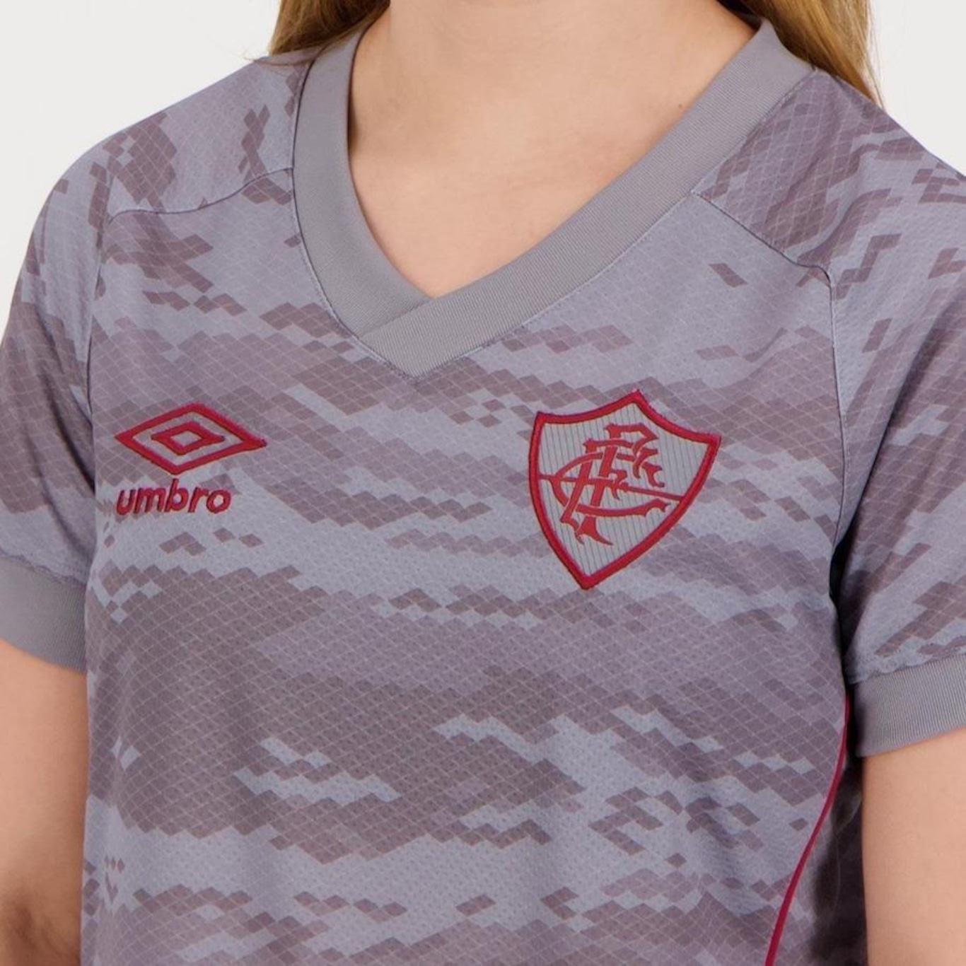 Camisa Umbro Fluminense III 2021 - Feminina - Foto 4