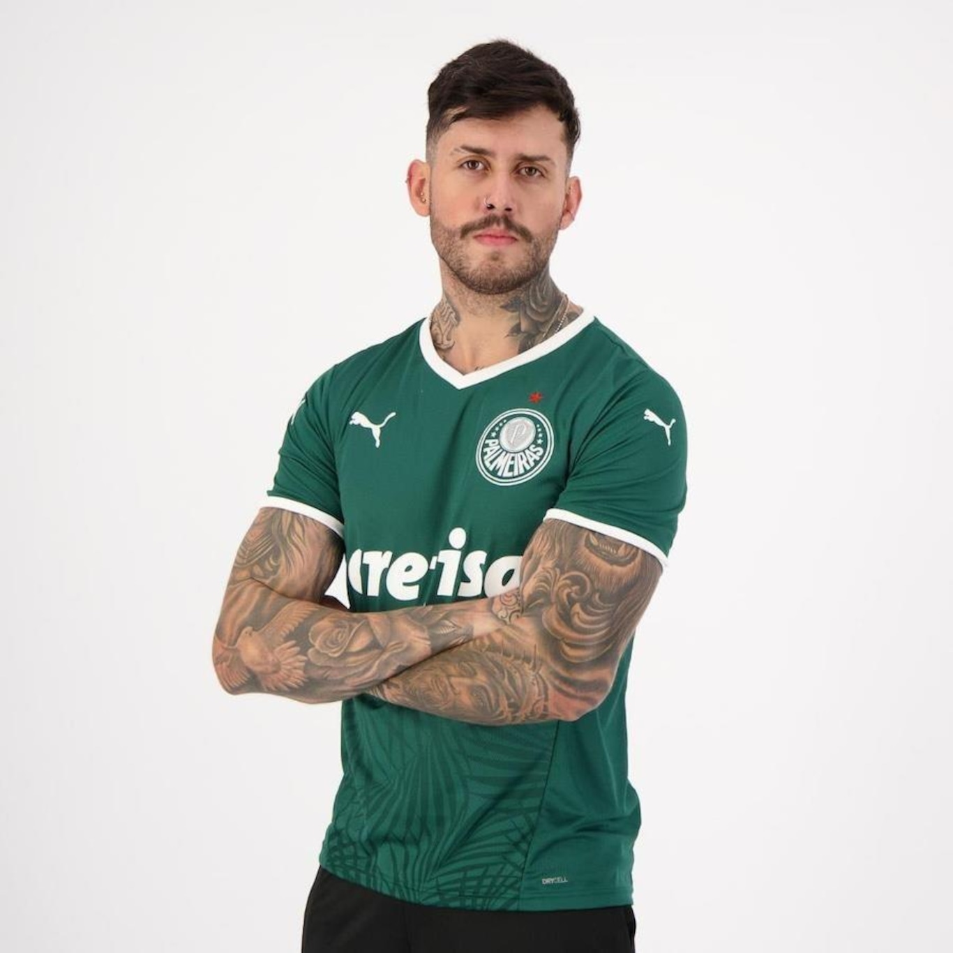 Camisa Puma Palmeiras I 2022 - Masculina - Foto 2