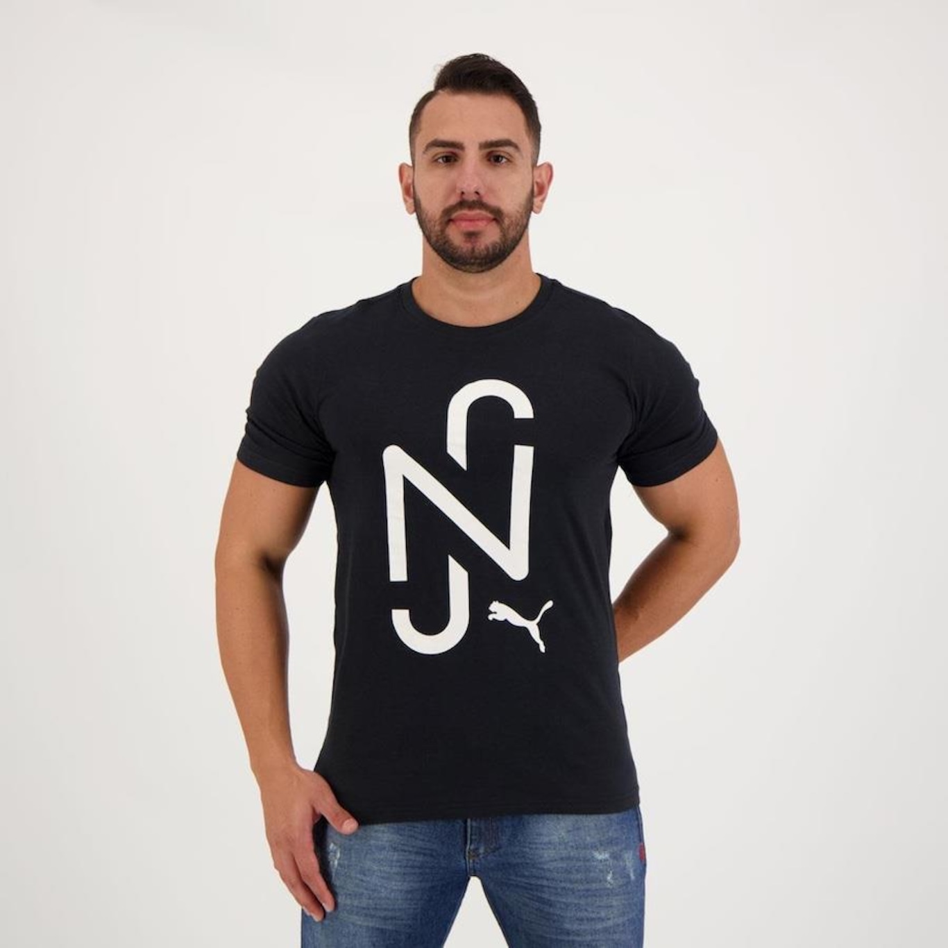 Camiseta Puma NJR Goal Casuals - Masculina - Foto 1