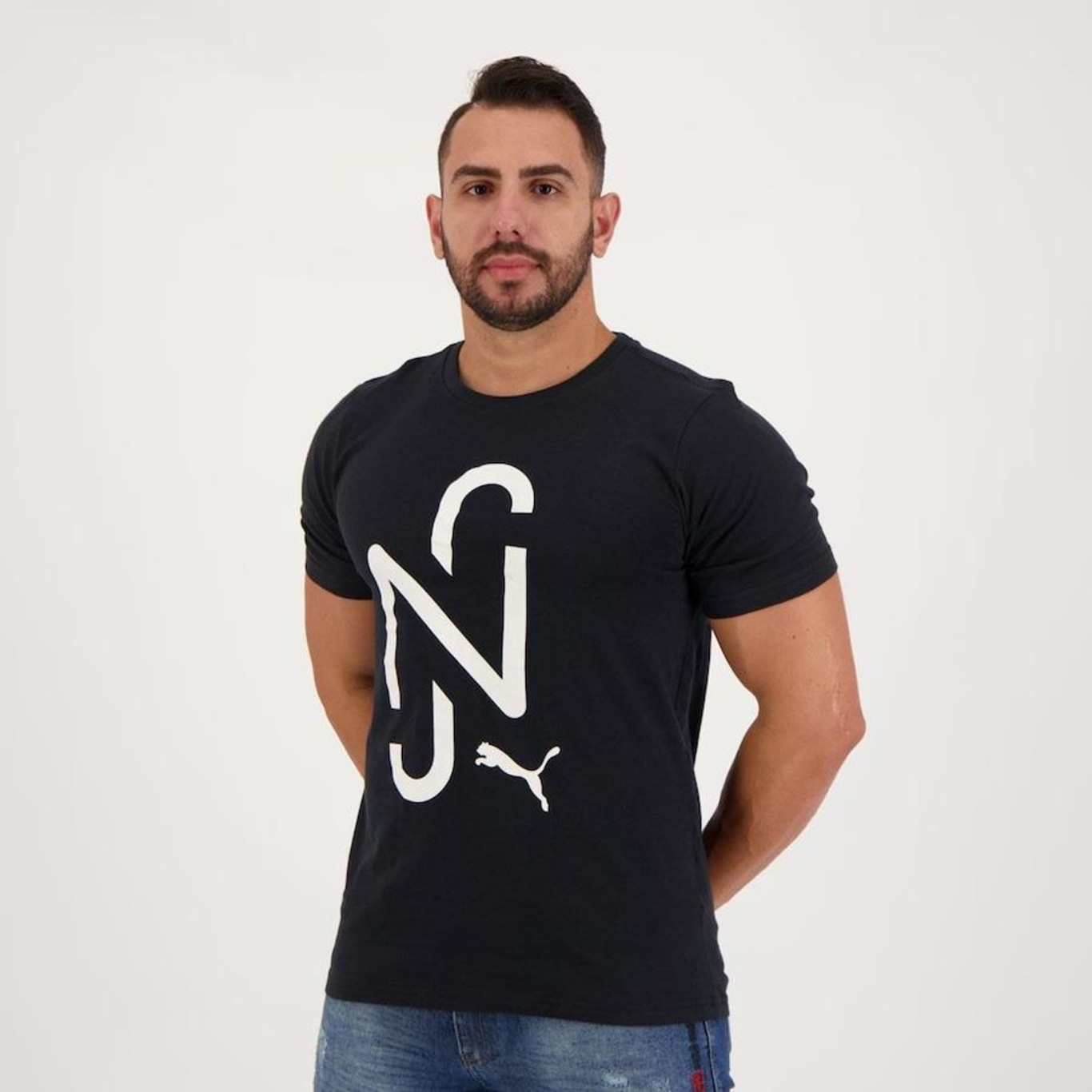 Camiseta Puma NJR Goal Casuals - Masculina - Foto 5