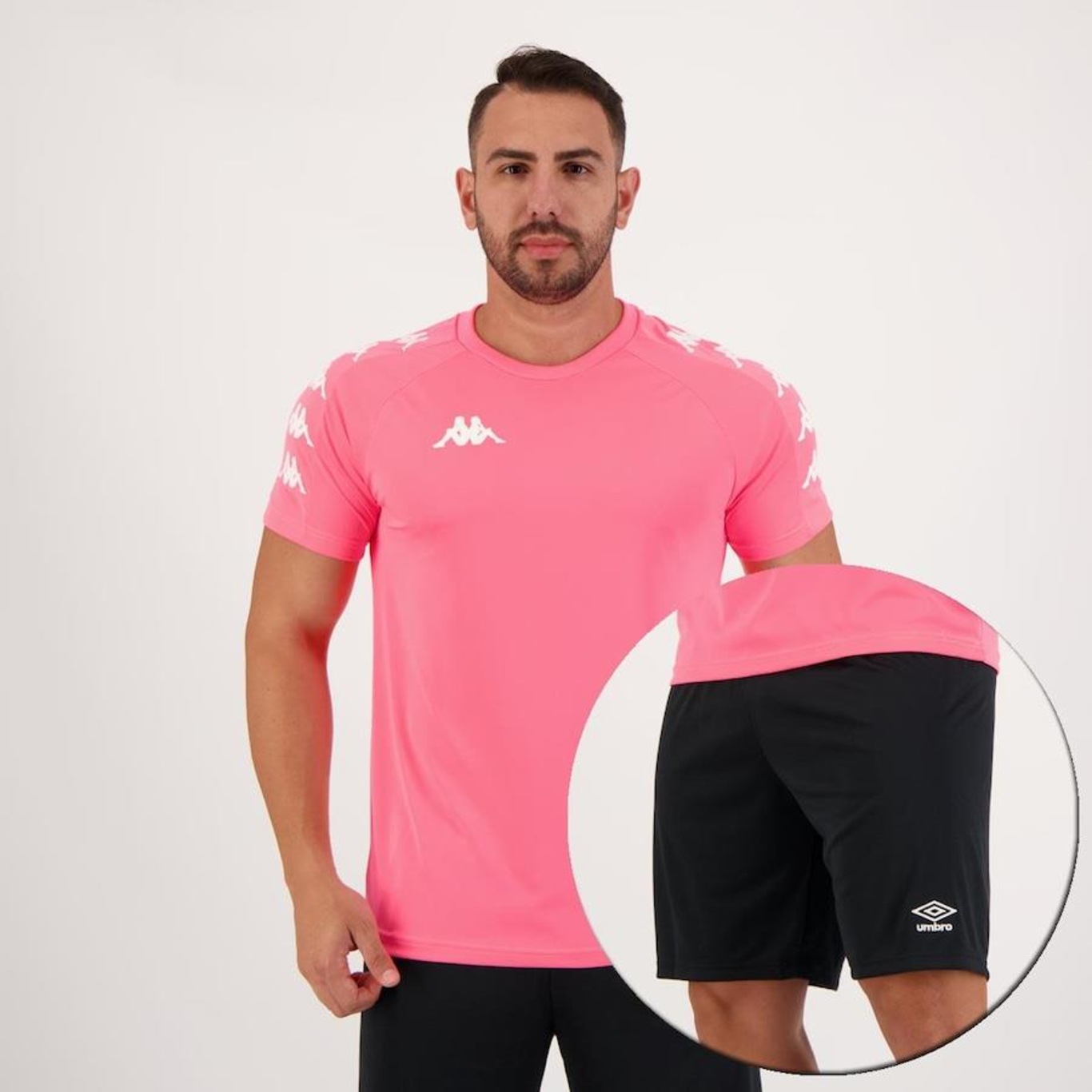 Camiseta Umbro + Calção - Masculina - Foto 2