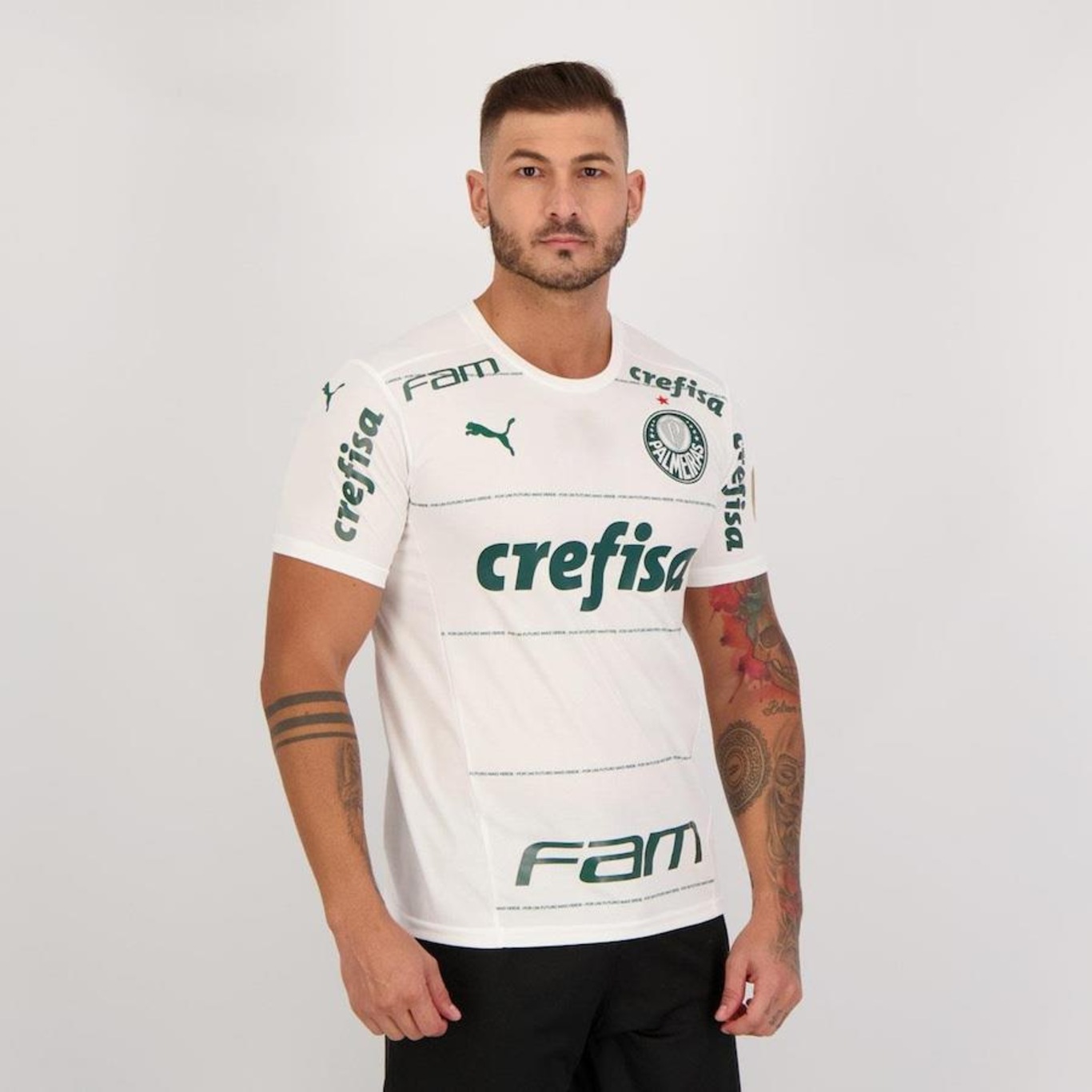 Camisa Puma Palmeiras II 2022 com Patrocínio - Masculina - Foto 5