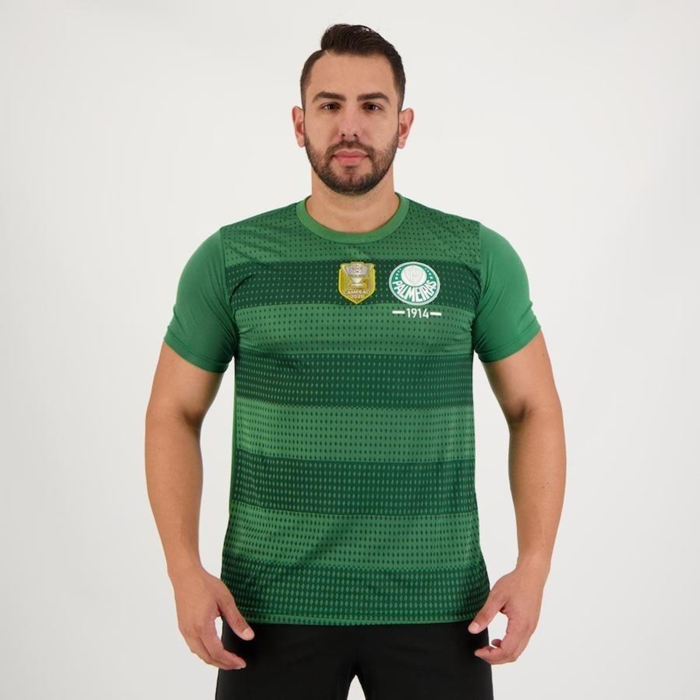 Camisa do Palmeiras Classic S.E.P 1914 Patch Campeão Copa do Brasil 2020 -  Masculina