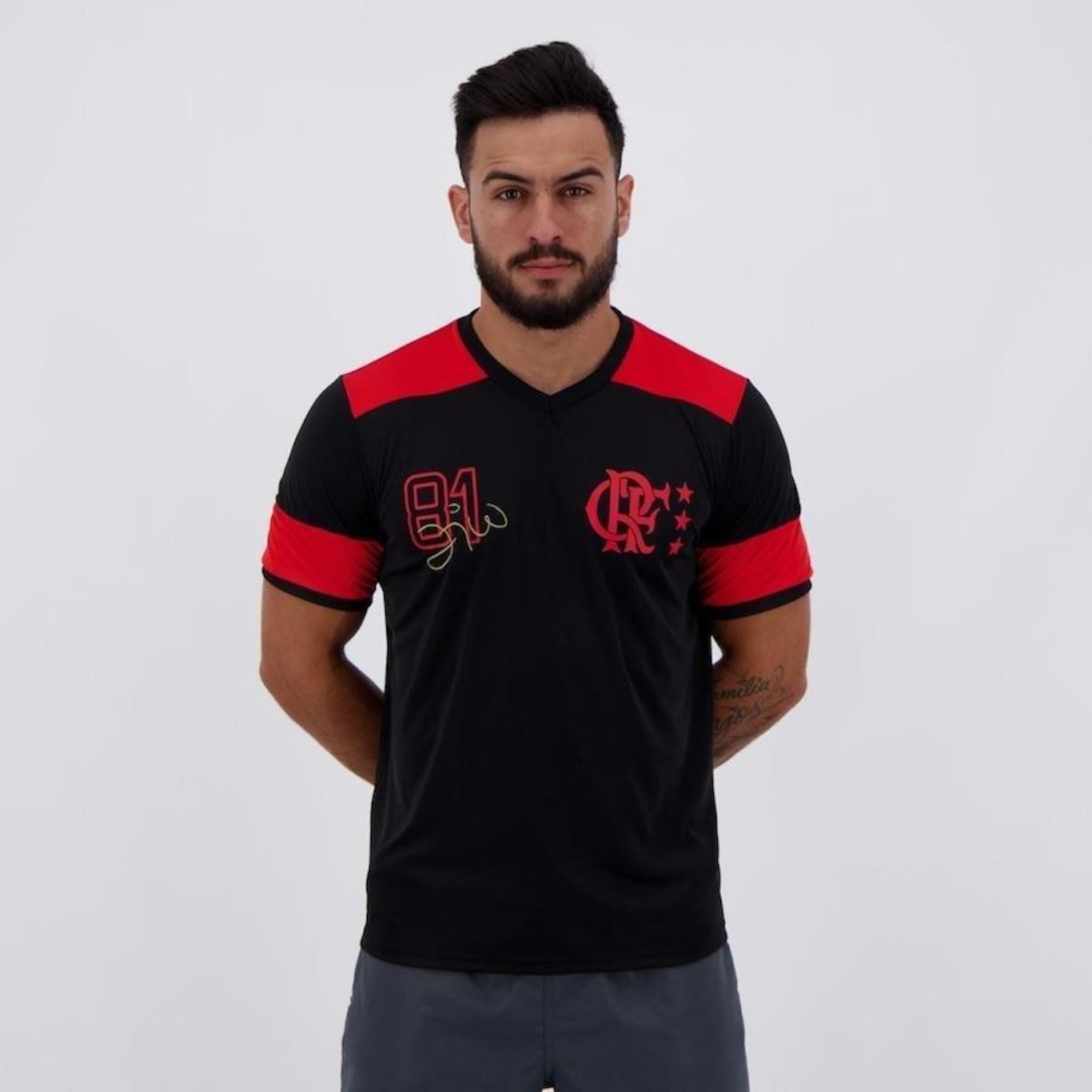 Kit Flamengo Casal Retro Zico Oficial - Masculino e Feminino