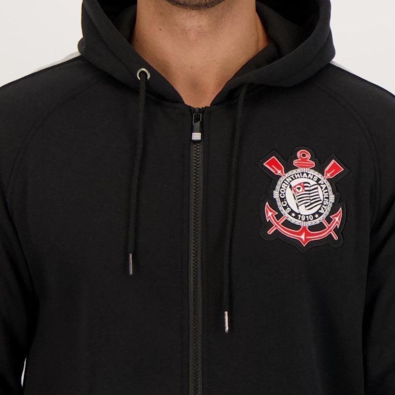 Jaqueta do Corinthians FutFanatics Bart com Capuz - Masculina | Centauro