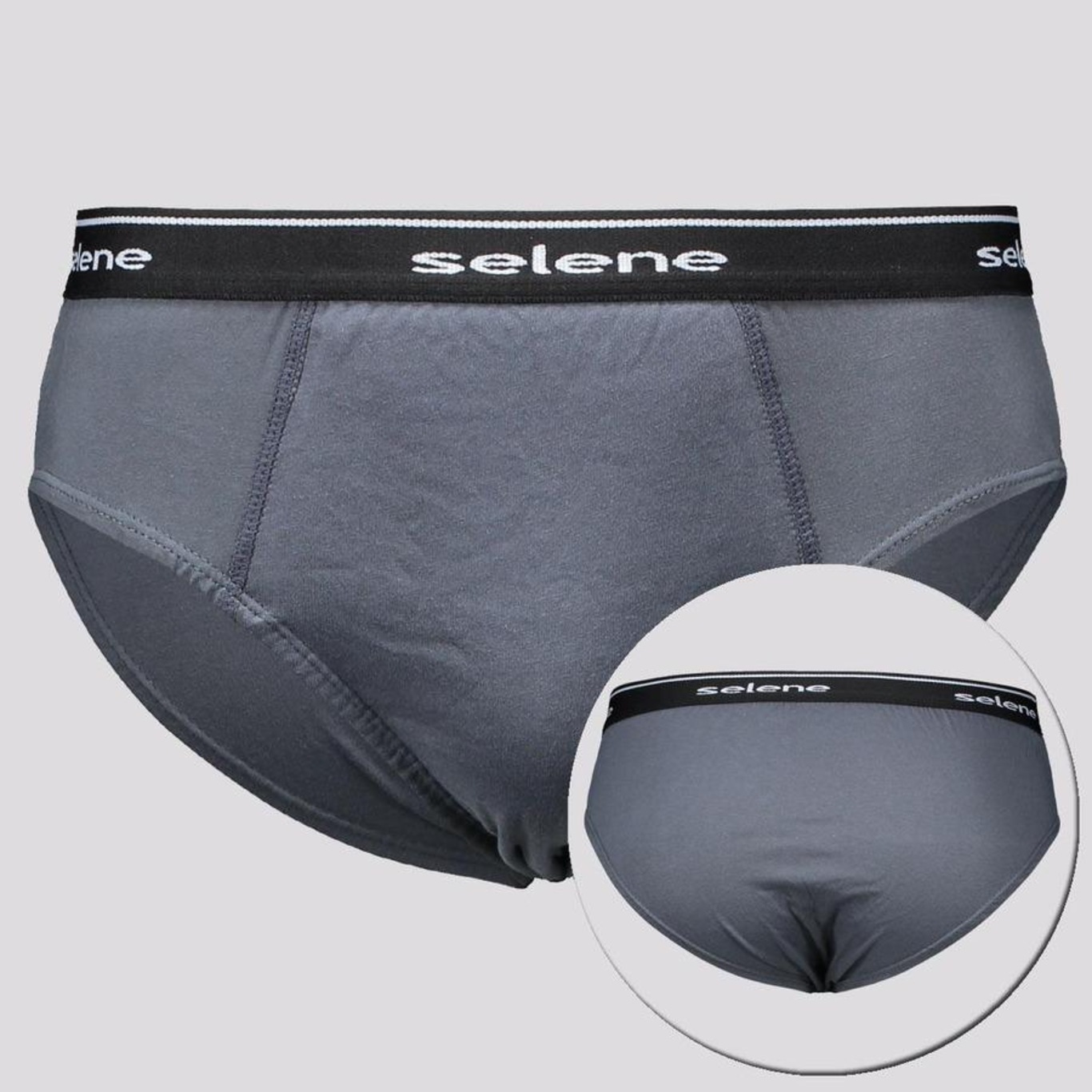 Kit 6 Cuecas Plus Size Masculina Algodão Slip - SELENE em Promoção