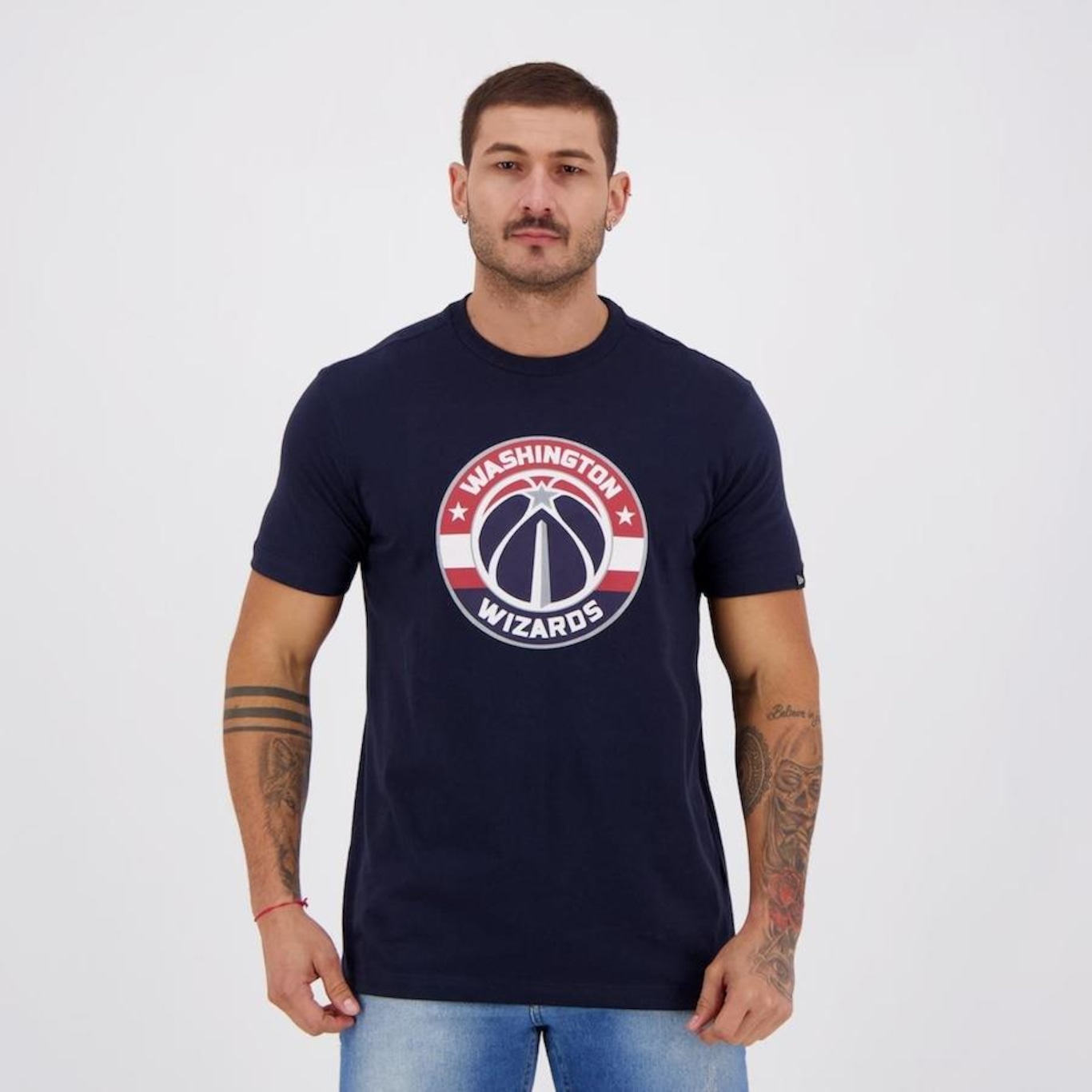 Camiseta New Era NBA Washington Wizards - Masculina - Foto 1