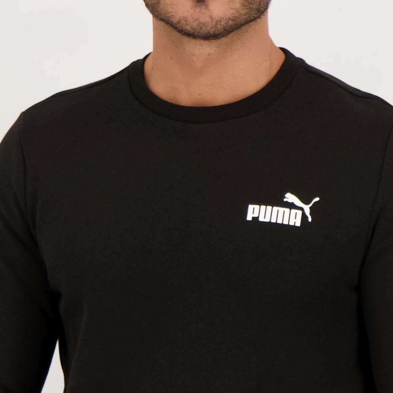 Blusão de Moletom Puma ESS Small Logo FL - Masculino - Foto 4