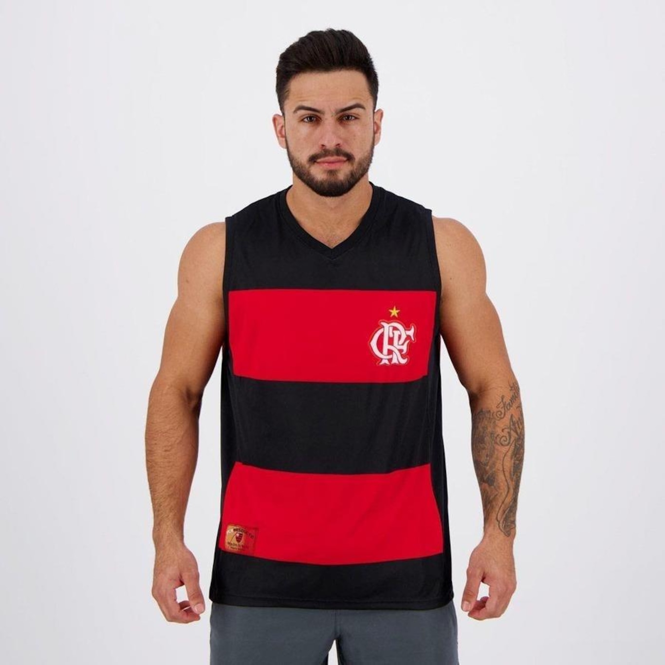 Camiseta Regata Flamengo Futfanatics Hoop - Masculina - Foto 1