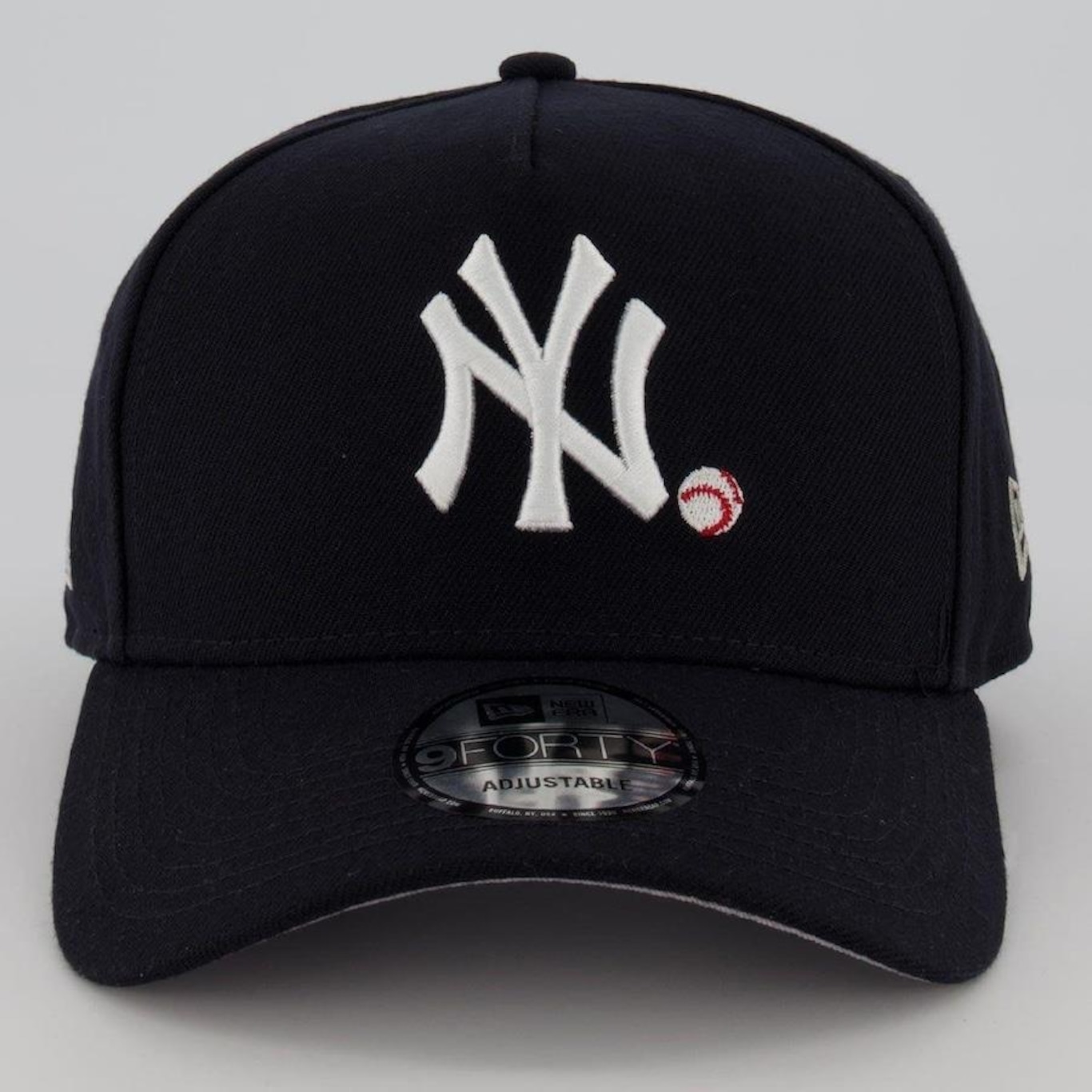 Boné Aba Curva New Era MLB New York Yankees 940 Logo - Snapback - Adulto - Foto 2