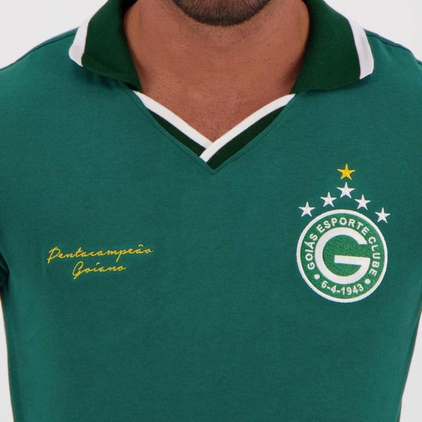 Camisa Retrômania Goiás 2000 - Masculina - Foto 4