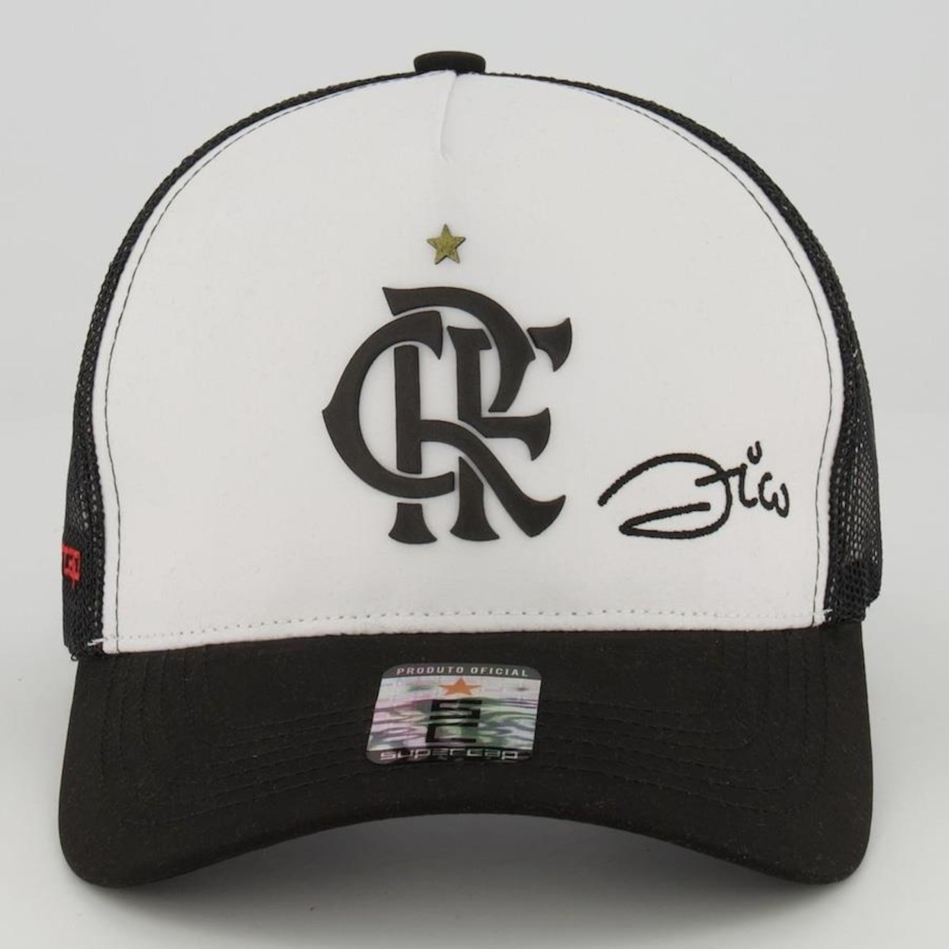 Boné Aba Curva Flamengo Zico- Snapback - Adulto - Foto 2