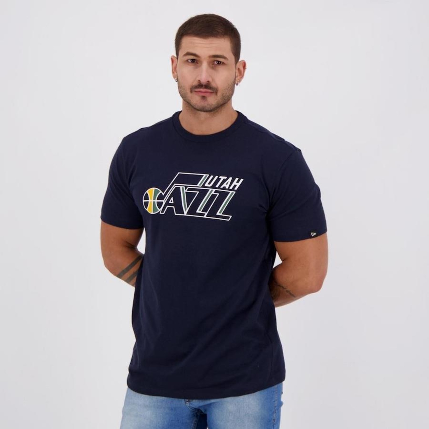 Camiseta New Era NBA Utah Jazz - Masculina - Foto 5