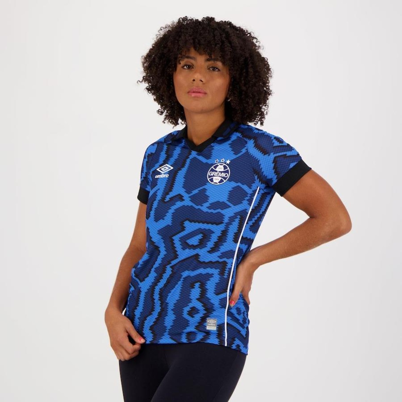 Camisa Umbro Grêmio III 2021 - Feminina - Foto 2