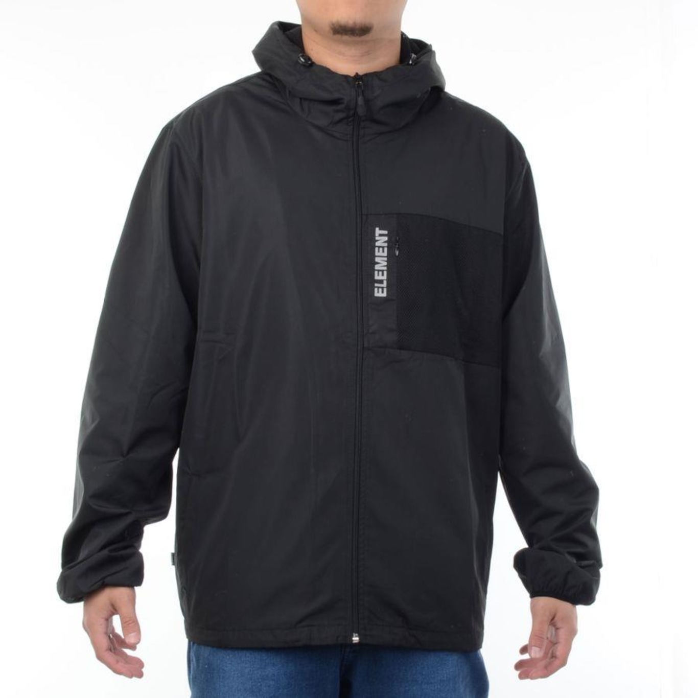 Jaqueta com Capuz Element Windbreaker Pelago - Masculina - Foto 1