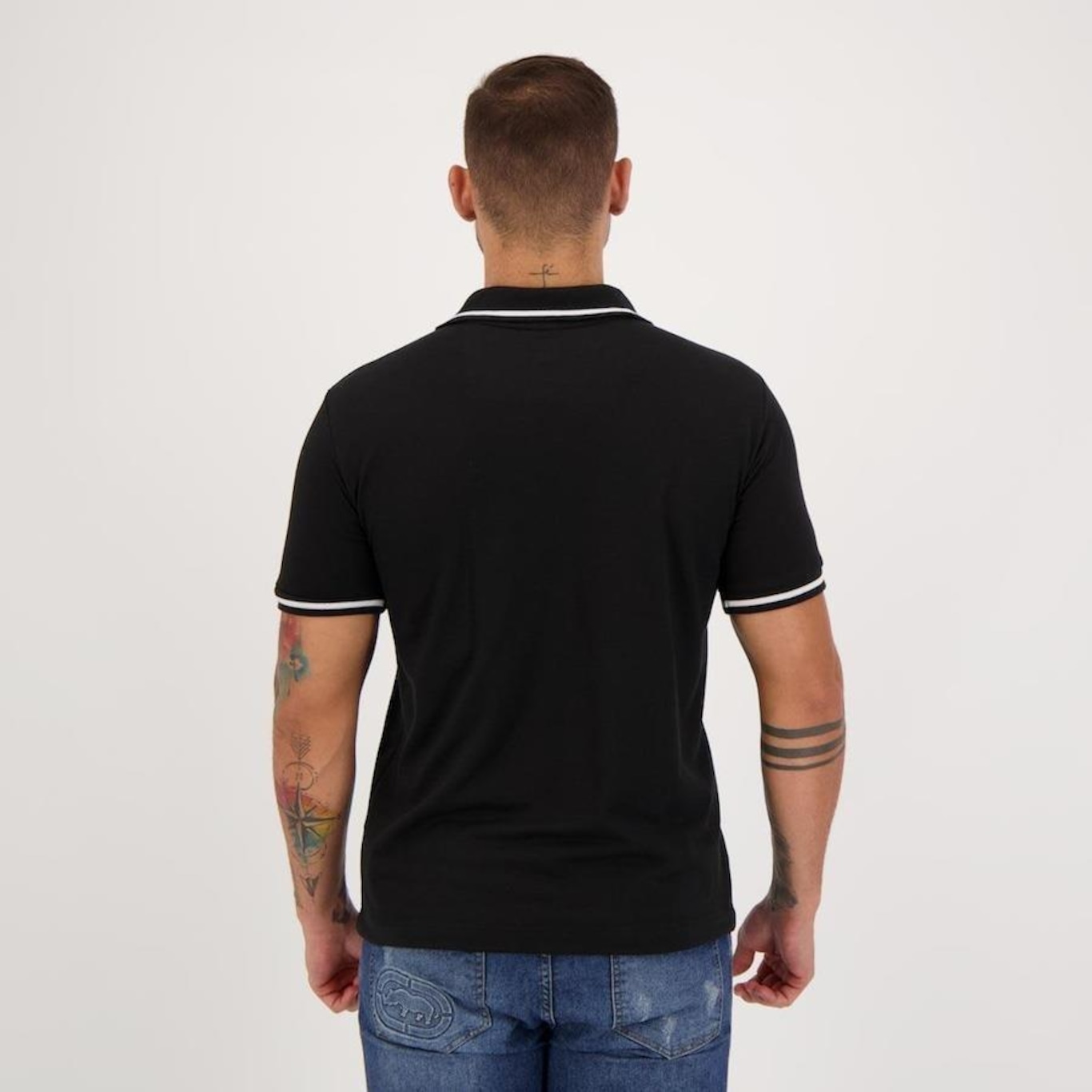 Camisa Polo Santos Futfanatics Retrô - Masculina - Foto 3