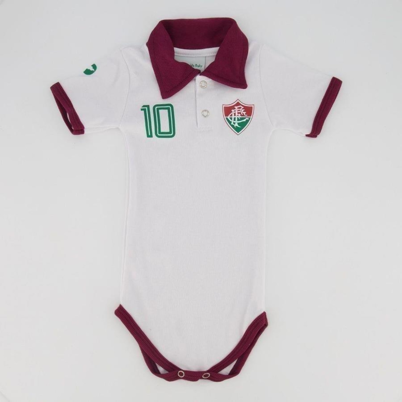 Body Polo do Fluminense Torcida Baby - Infantil - Foto 1