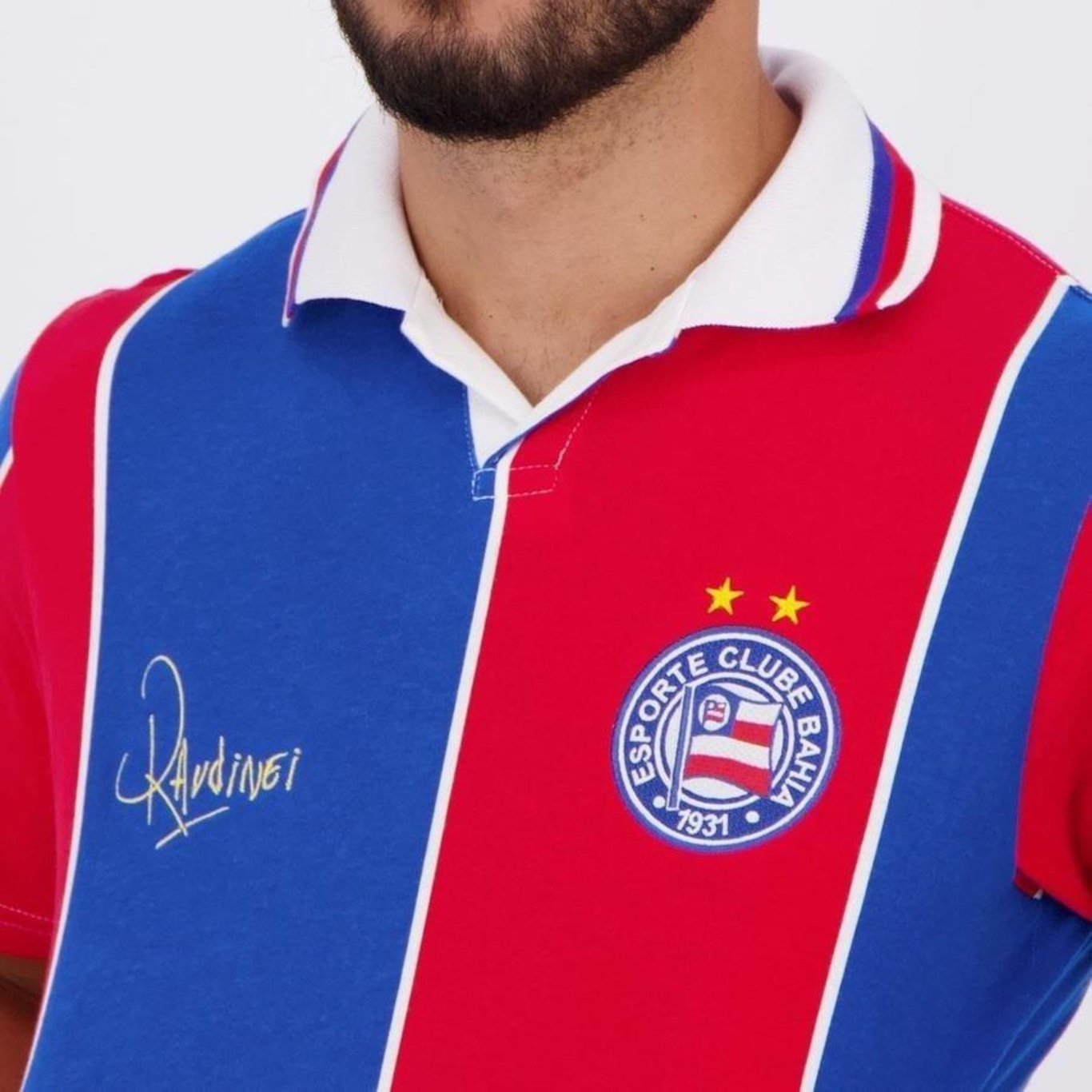 Camisa do Bahia Retrô Raudnei 1994 - Masculina - Foto 4