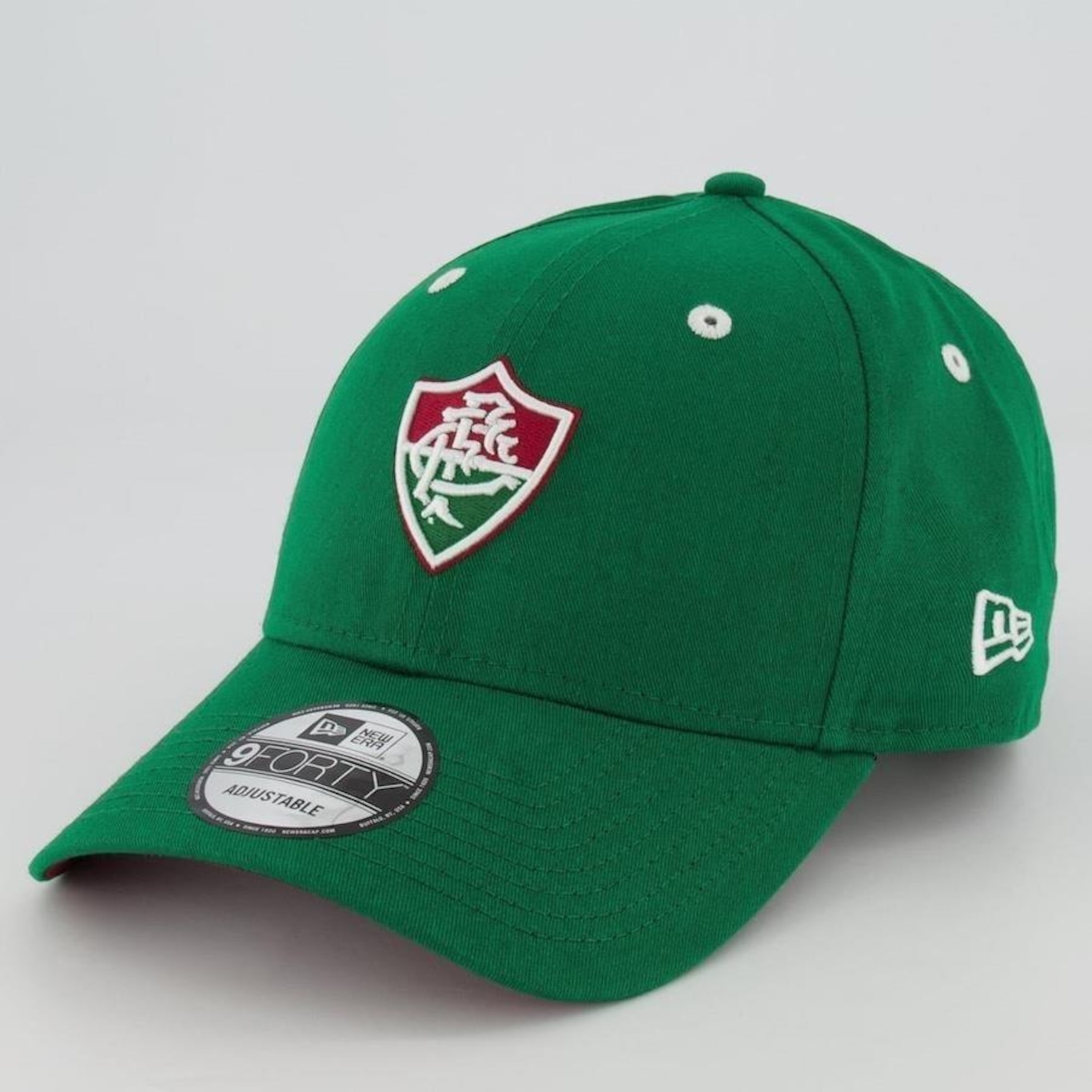 Boné Aba Curva New Era Fluminense FFC 940 - Snapback - Adulto - Foto 1