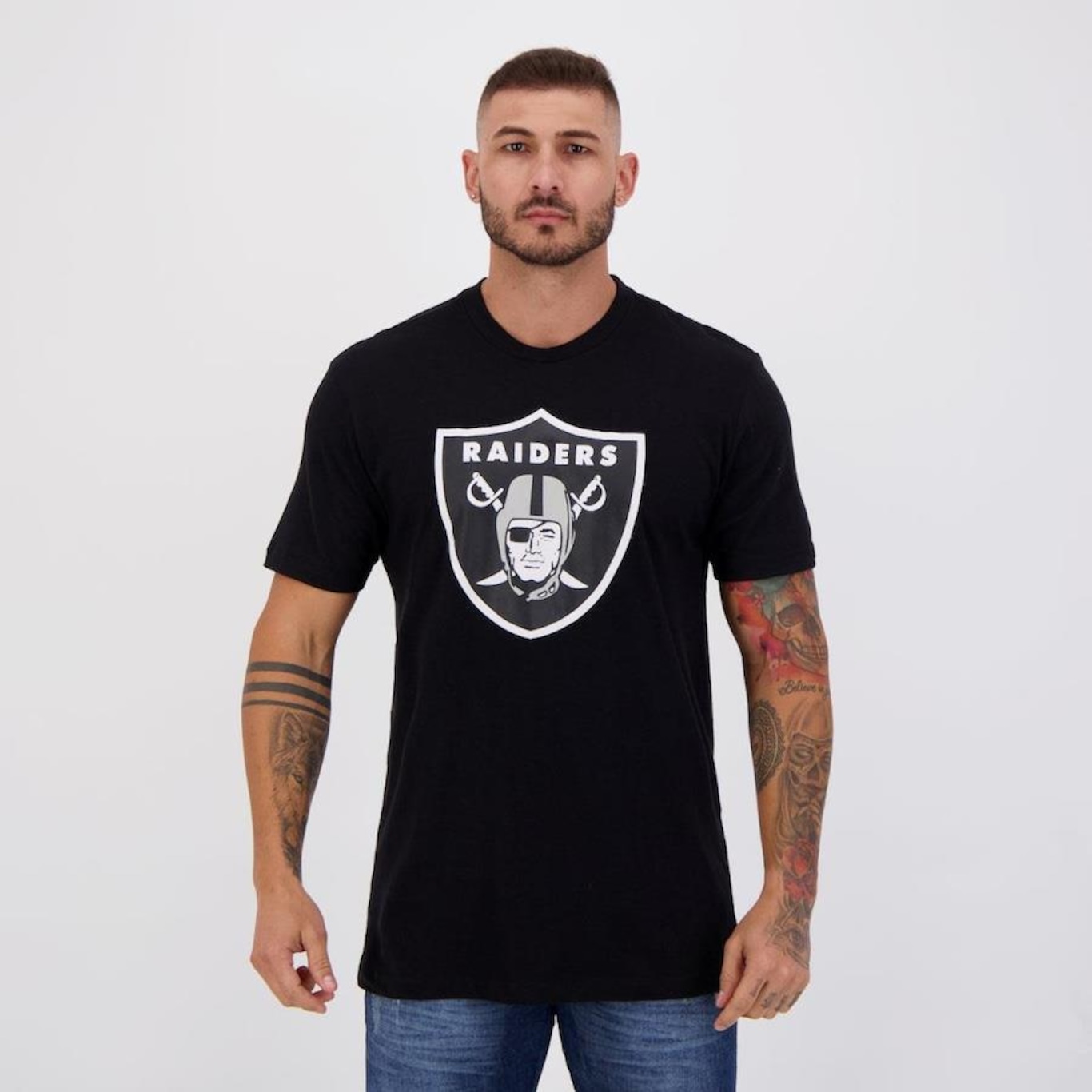 Camiseta New Era NFL Las Vegas Raiders - Masculina - Foto 1