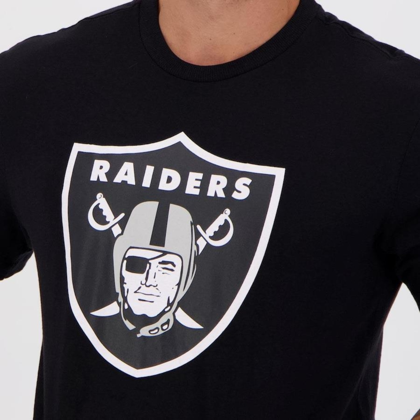 Camiseta New Era NFL Las Vegas Raiders - Masculina - Foto 4