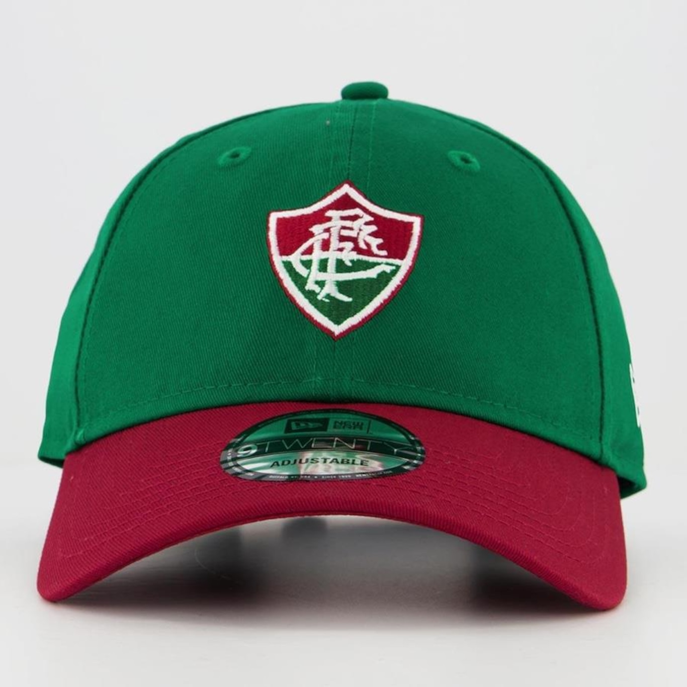 Boné Aba Curva New Era 3930 Fluminense - Strapback - Adulto - Foto 2