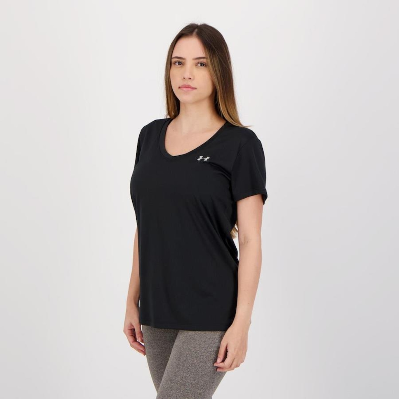 Camiseta Under Armour Tech SSV Solid - Feminina - Foto 5