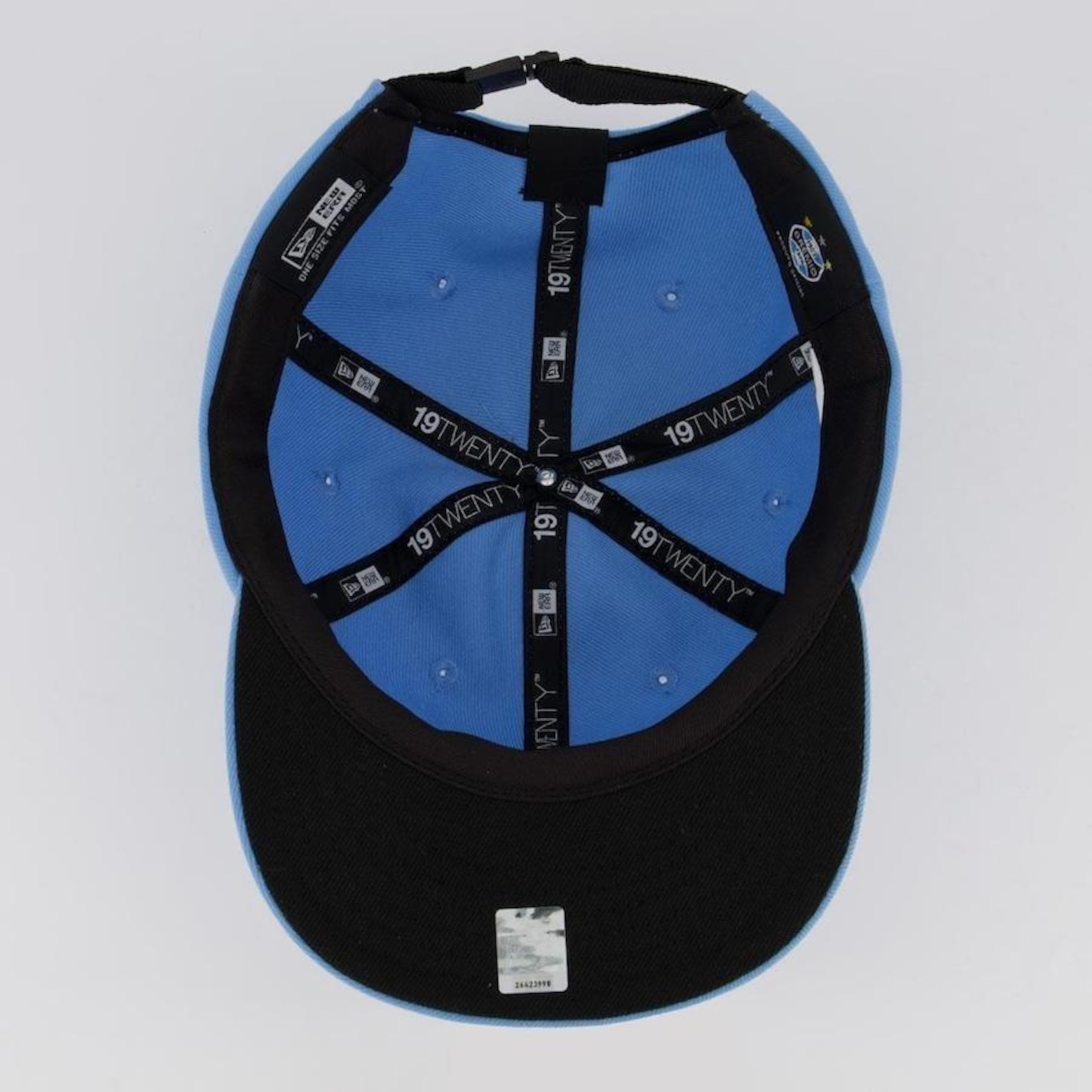 Boné Aba Reta New Era Grêmio 1920 Sky - Strapback - Adulto - Foto 4