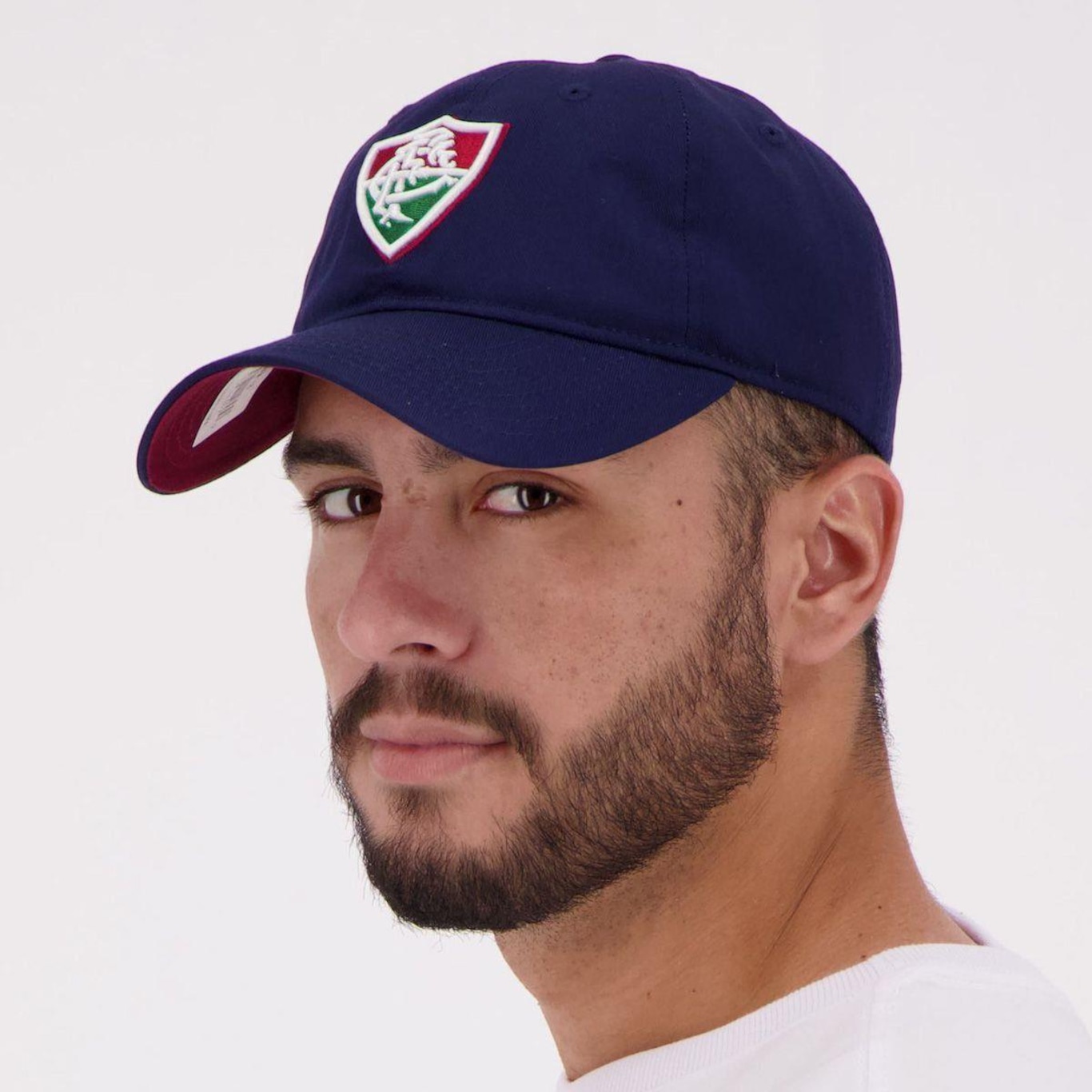 Boné Aba Curva do Fluminense New Era 920 - Strapback - Adulto - Foto 5