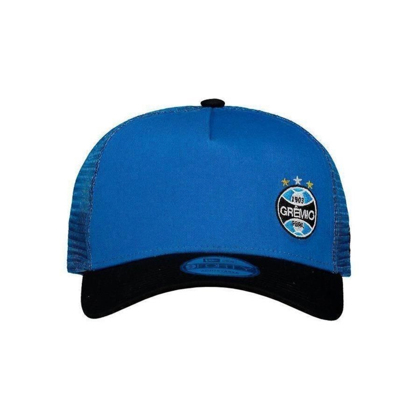 Boné Aba Curva New Era Grêmio 940 Trucker - Snapback - Adulto - Foto 2