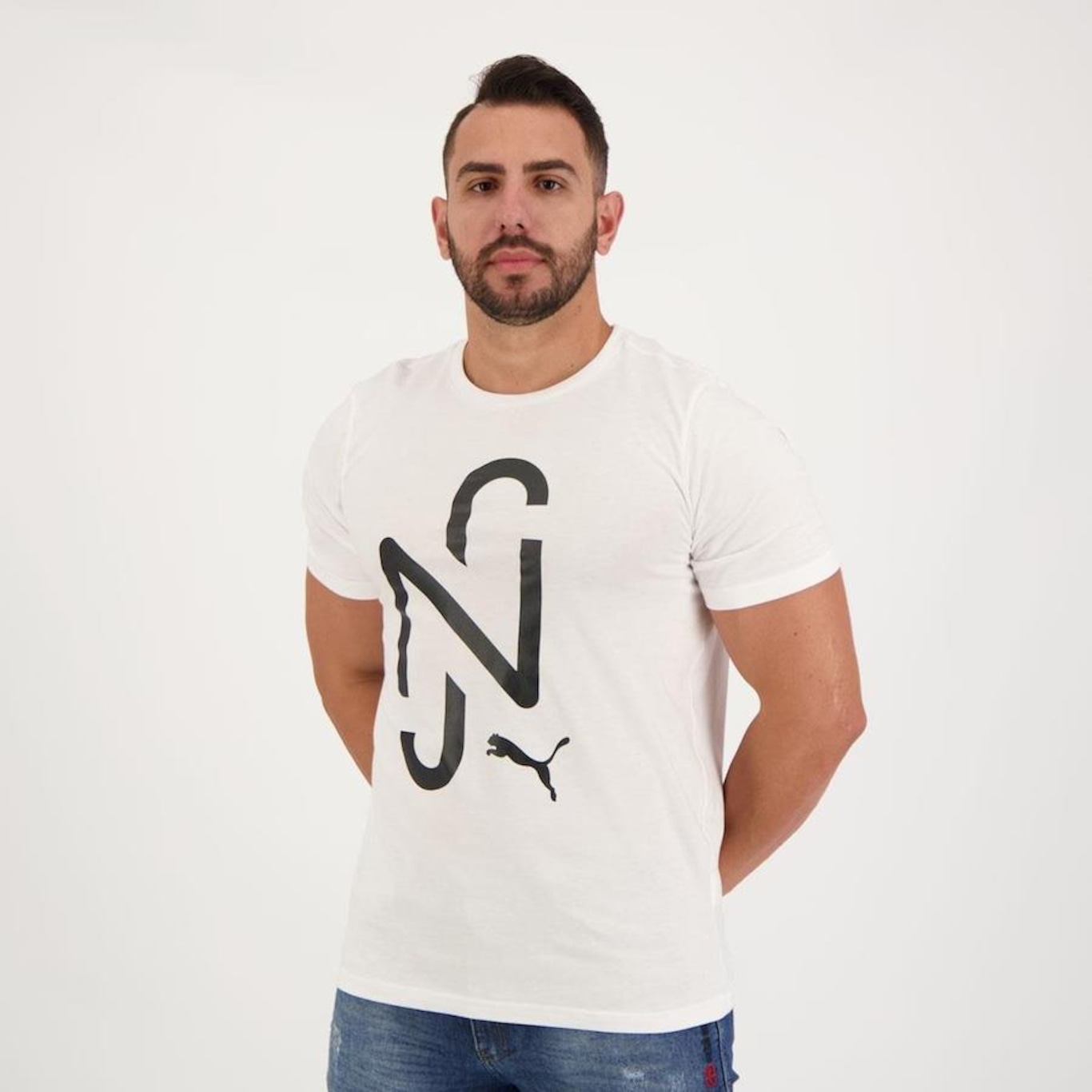 Camiseta Puma NJR Goal Casuals - Masculina - Foto 2