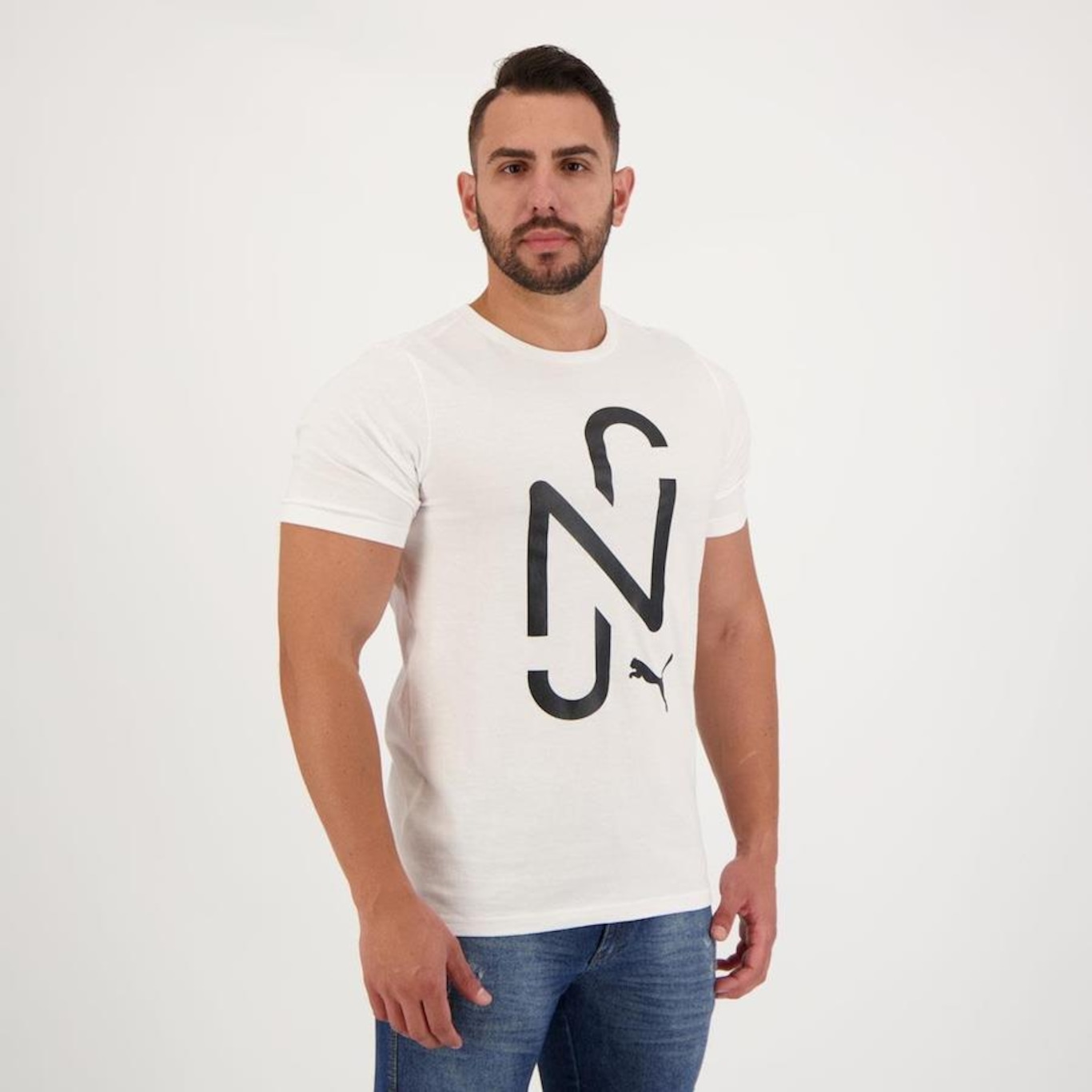 Camiseta Puma NJR Goal Casuals - Masculina - Foto 5