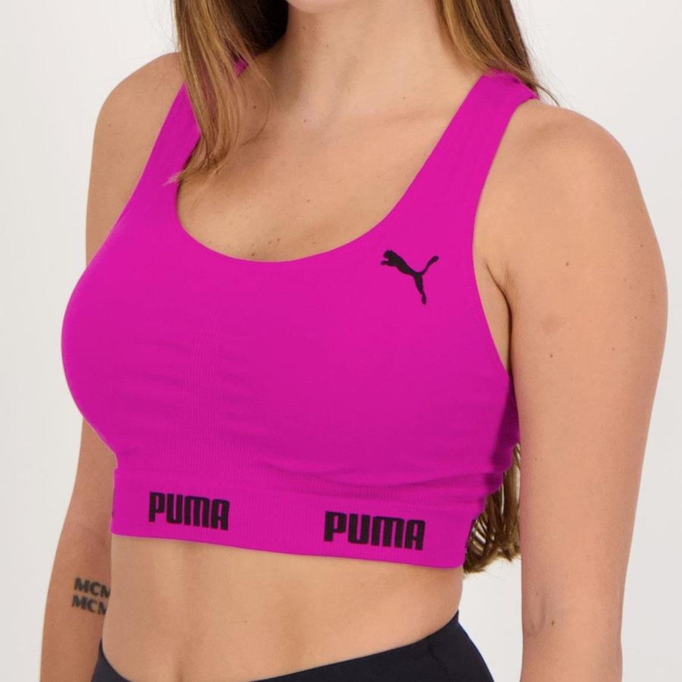 Top Puma Sem Costura - Feminino - Foto 4