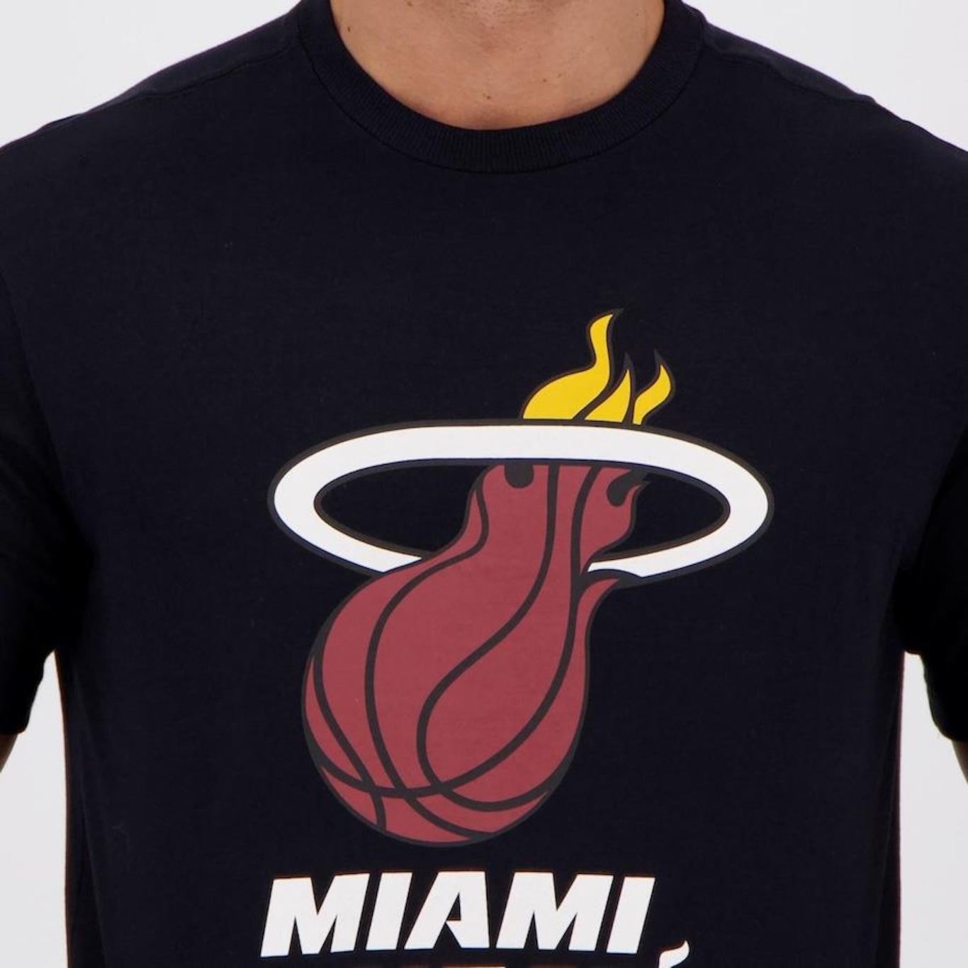 Camiseta New Era NBA Miami Heat 1988 - Masculina - Foto 4