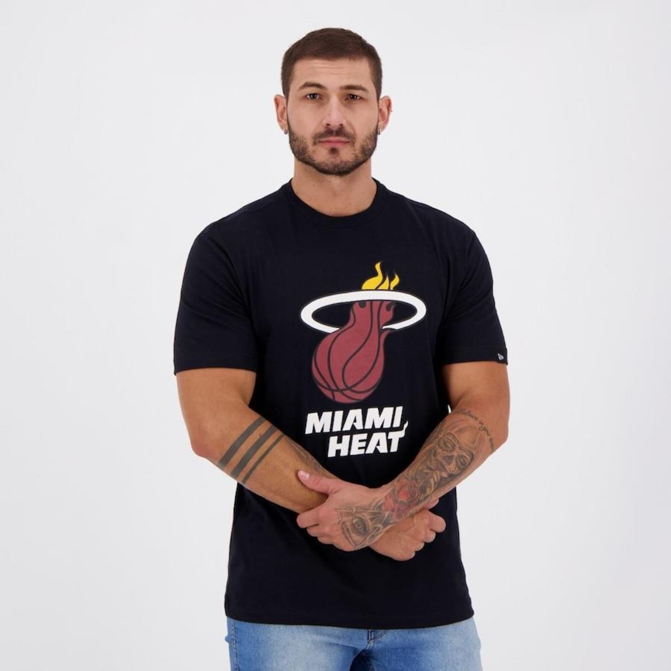 Camiseta New Era NBA Miami Heat 1988 - Masculina - Foto 5