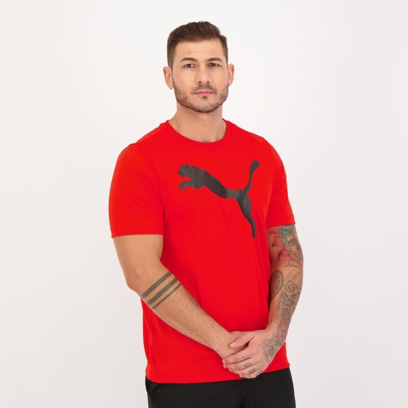 Camiseta Puma Active Big Logo 22 - Masculina - Foto 5