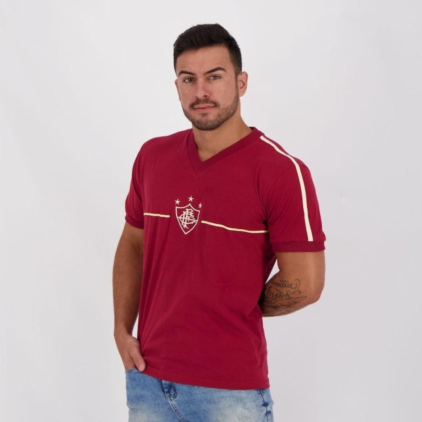 Camisa do Fluminense Retrô 2012 - Masculina - Foto 2