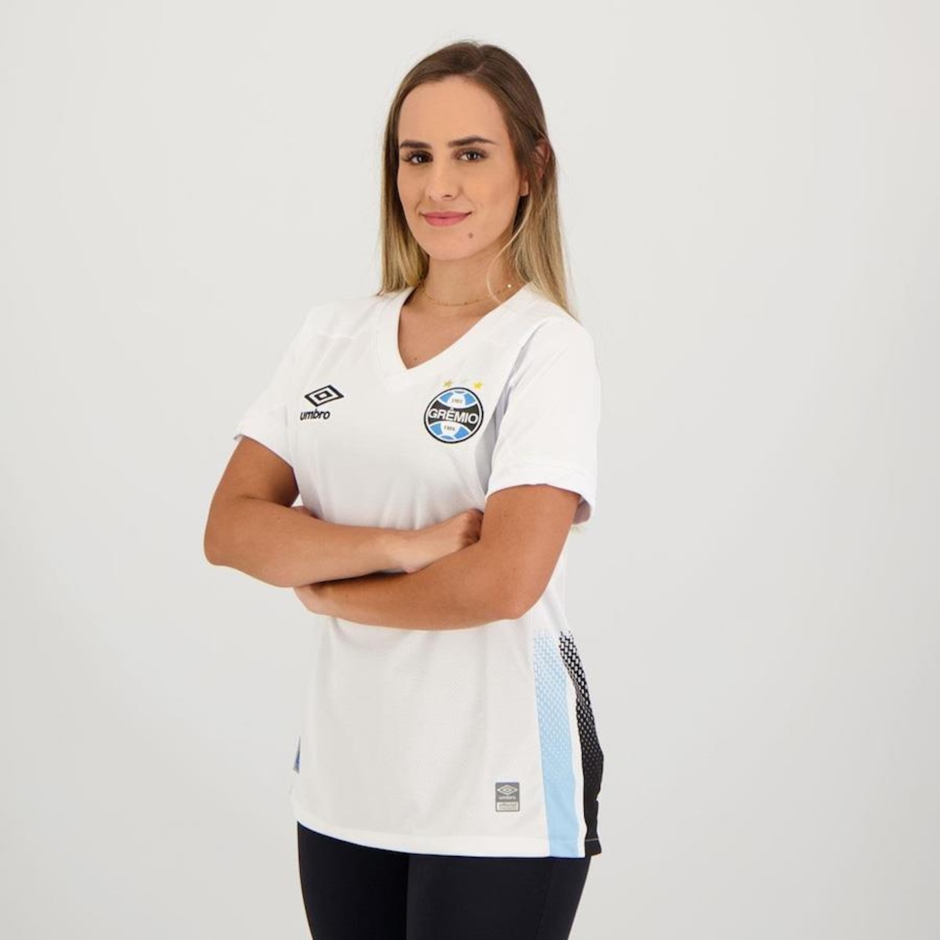 Camisa do Grêmio II 22 Torcedora Umbro - Feminina - Foto 5