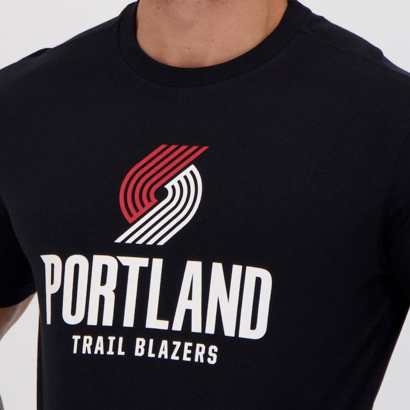 Camiseta New Era NBA Portland Trail Blazers - Masculina - Foto 4