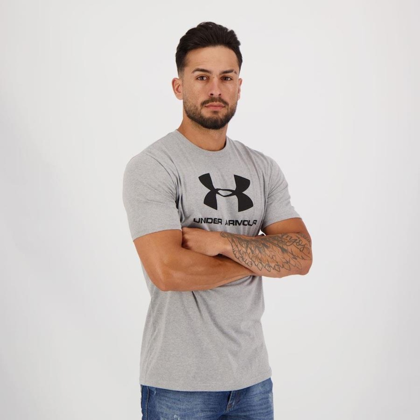 Camiseta Under Armour Sportstyle Logo II - Masculina - Foto 5